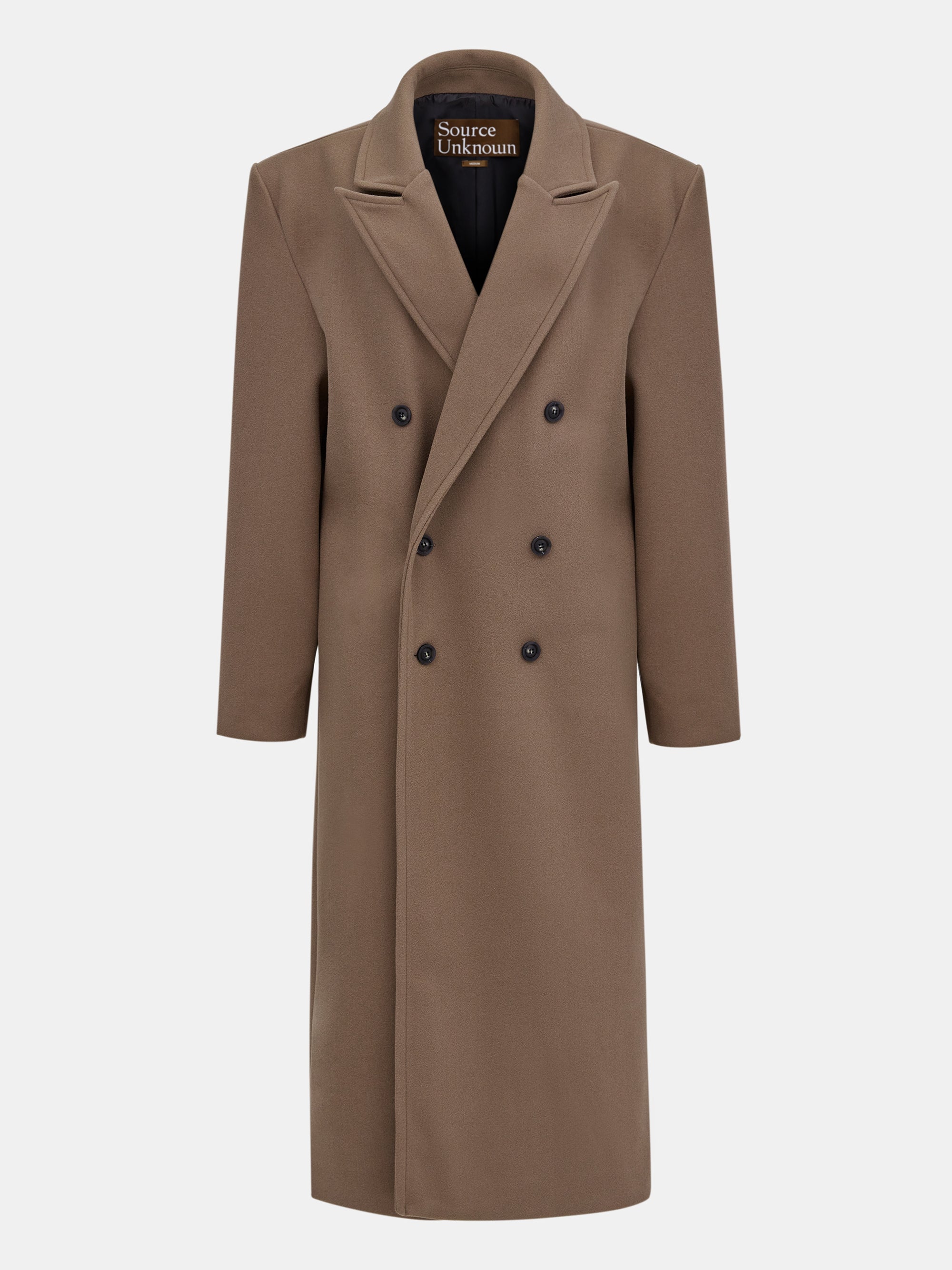 Wallis Oversized Grandpa Coat, Latte