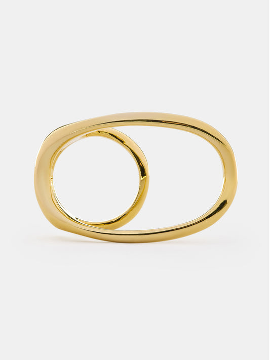 Double Stacked Ring, Gold