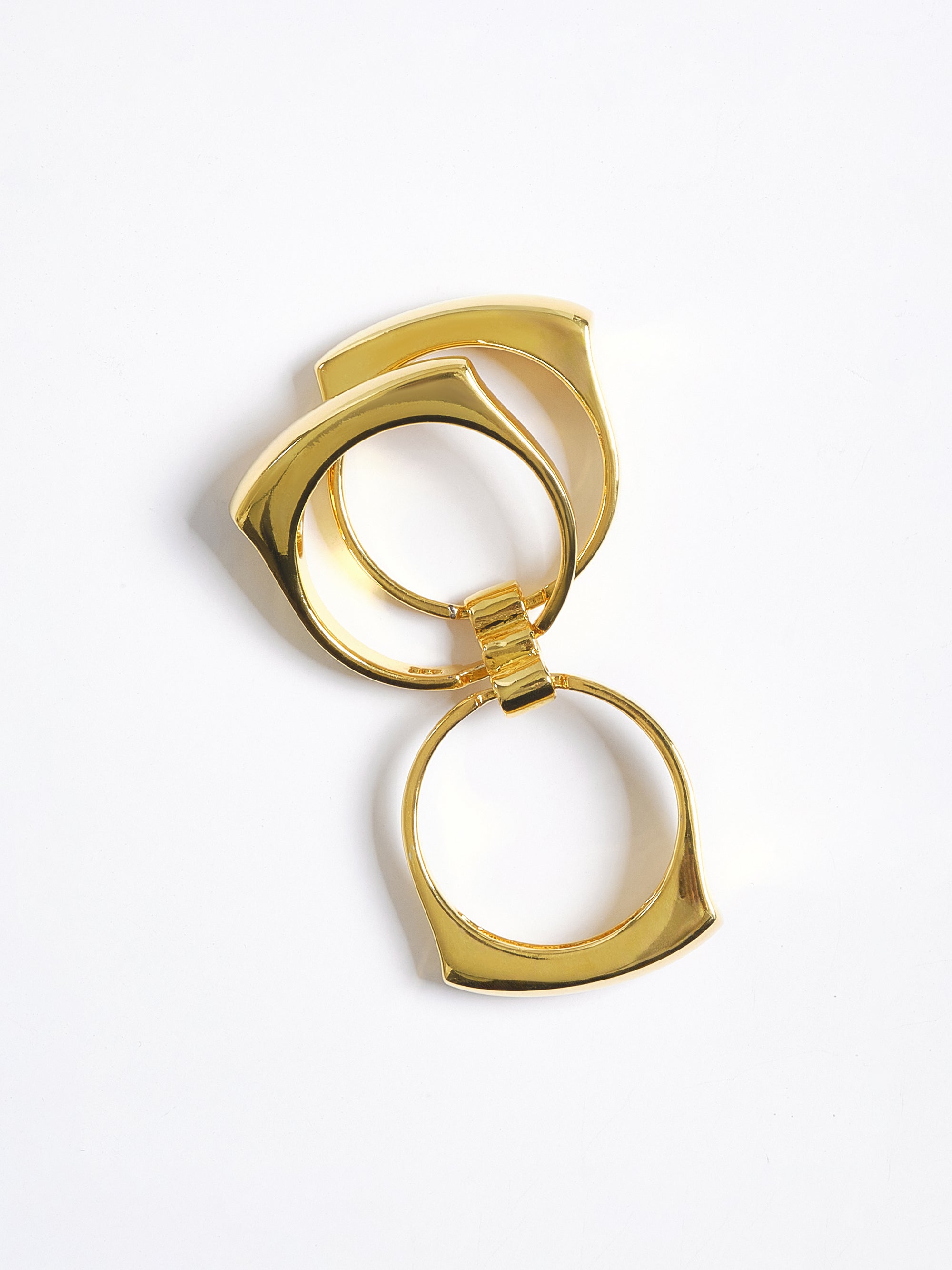 Tiered Bang Ring, Gold