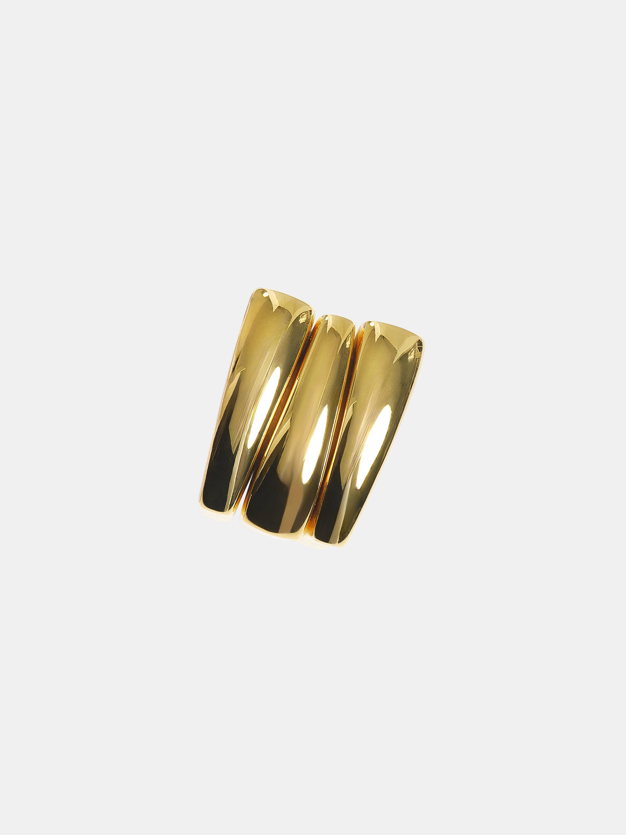 Tiered Bang Ring, Gold