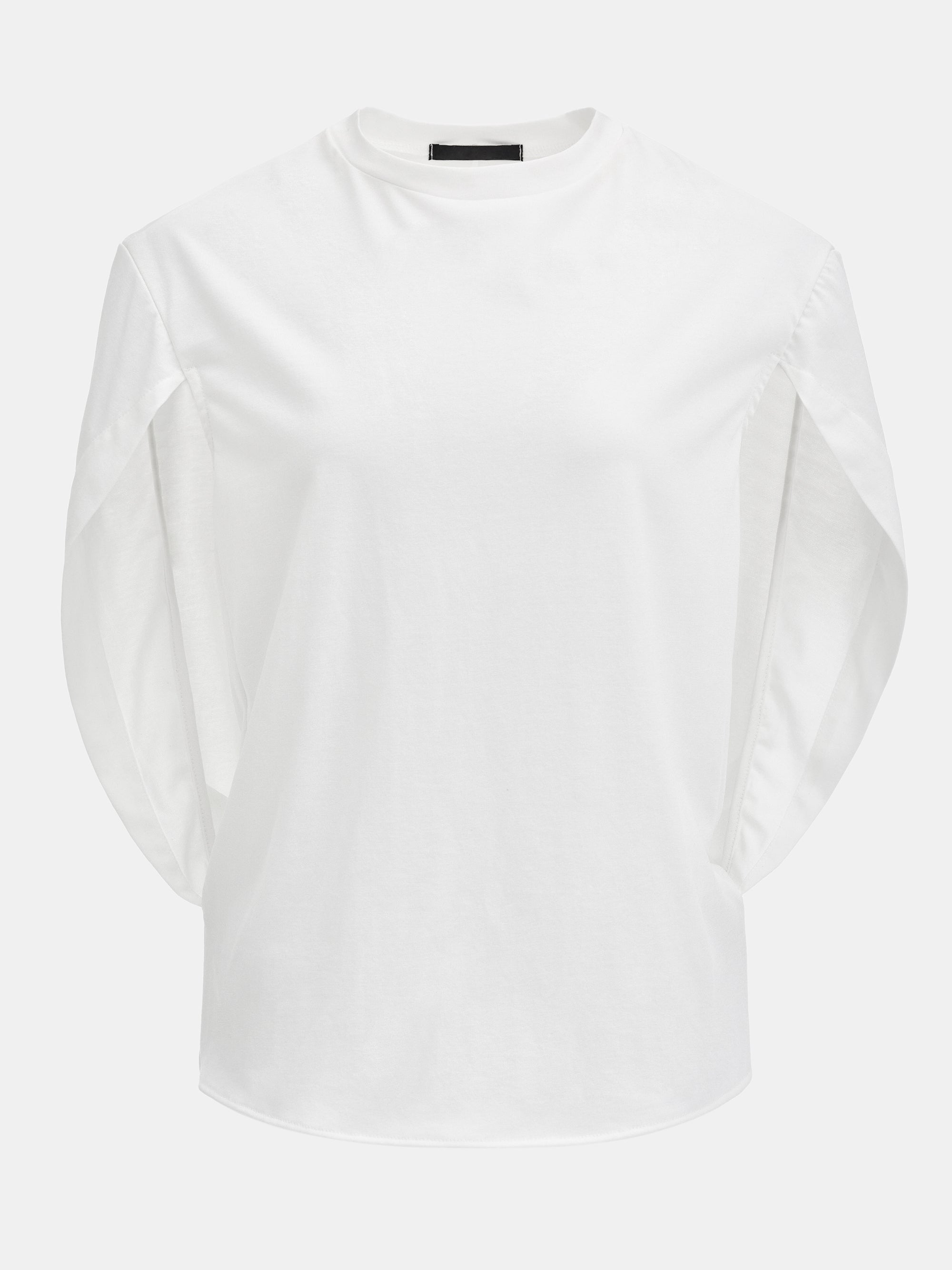 Cape-Effect T-Shirt, White