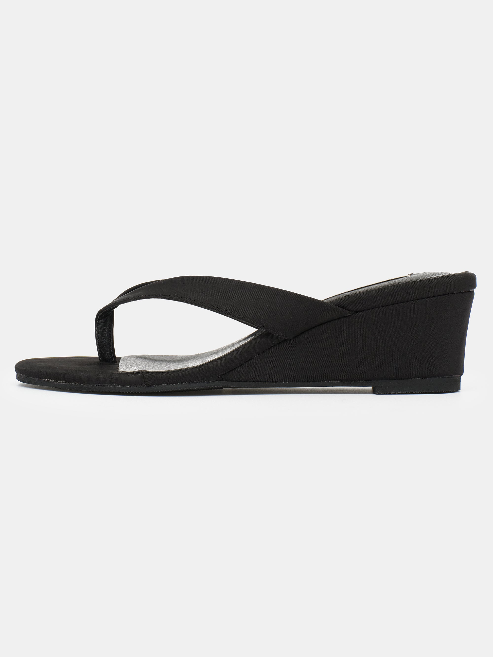 Arch Wedge Sandal, Black Arch Wedge Sandal, Black