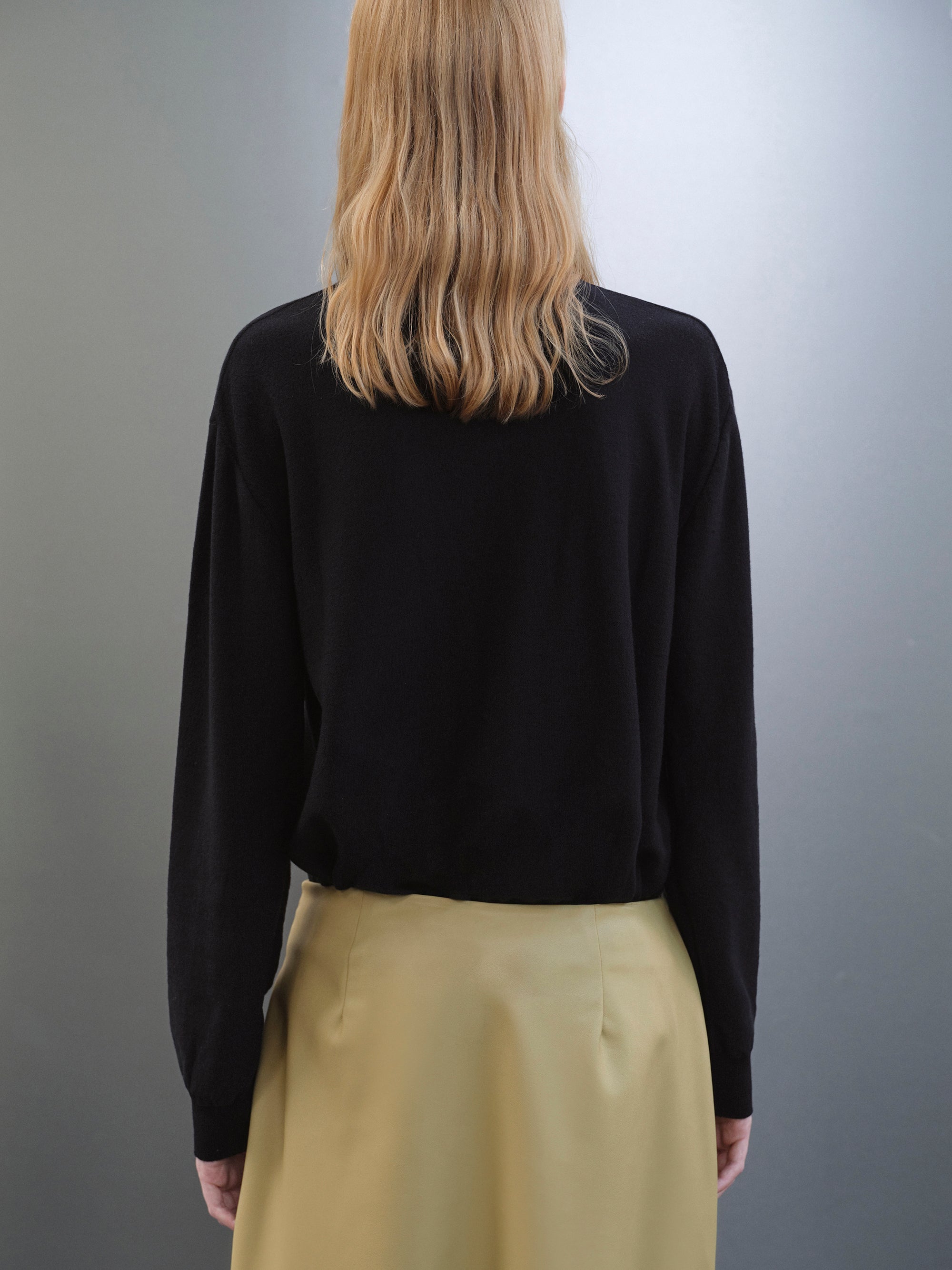 Fabbie Layered Cardigan, Black