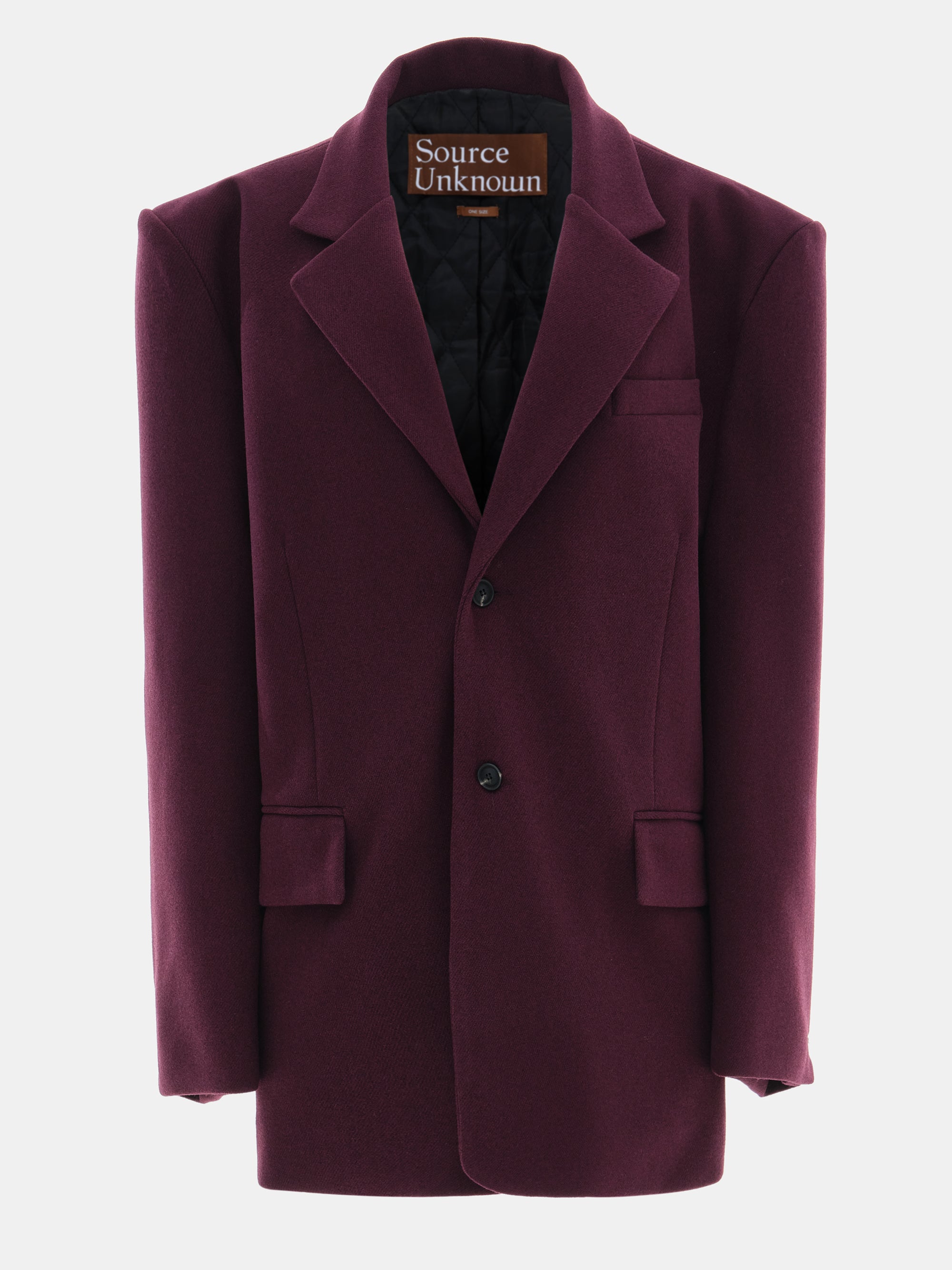 Hayk Oversized Boyfriend Blazer, Wine