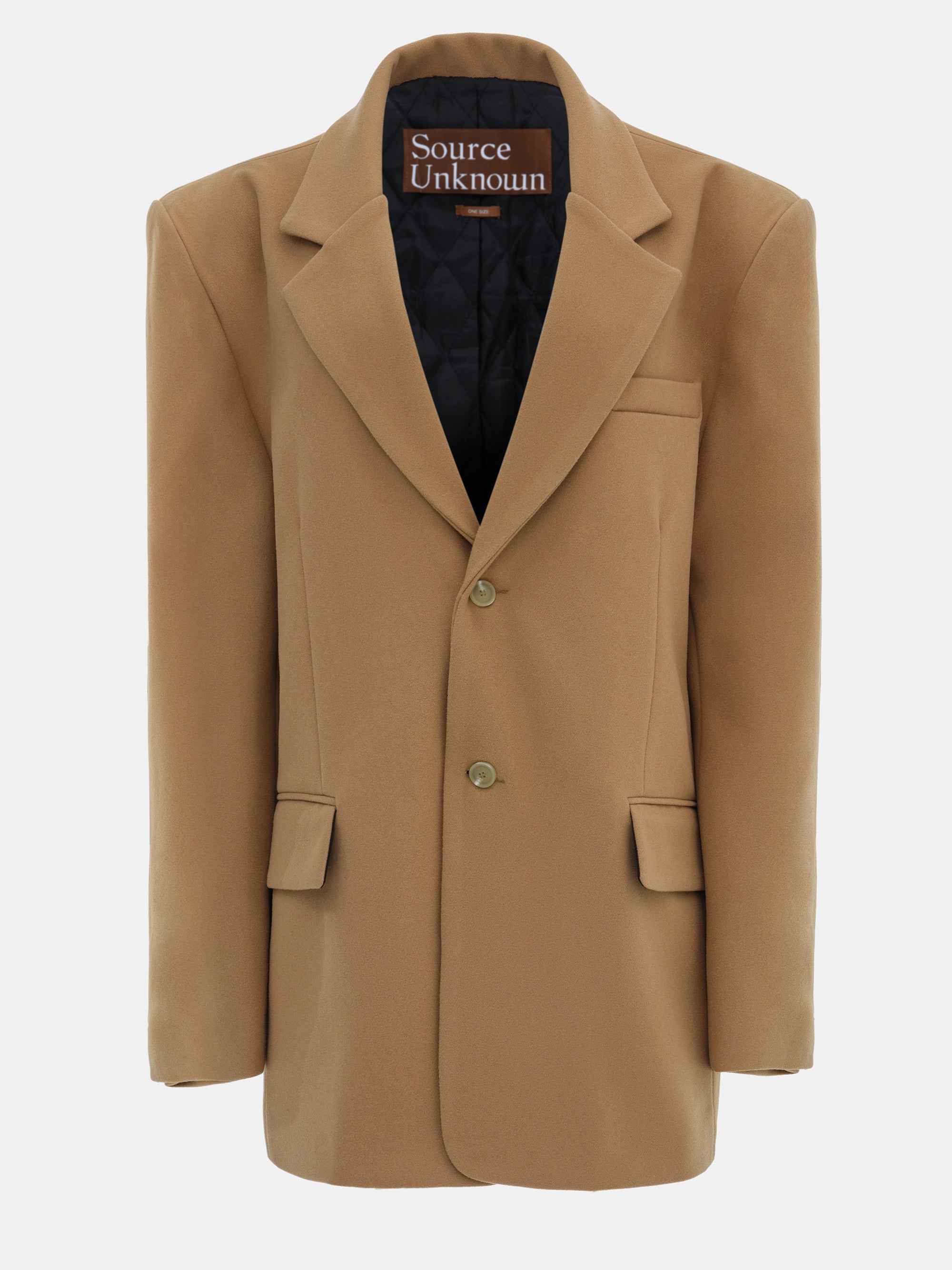 Hayk Oversized Boyfriend Blazer, Camel