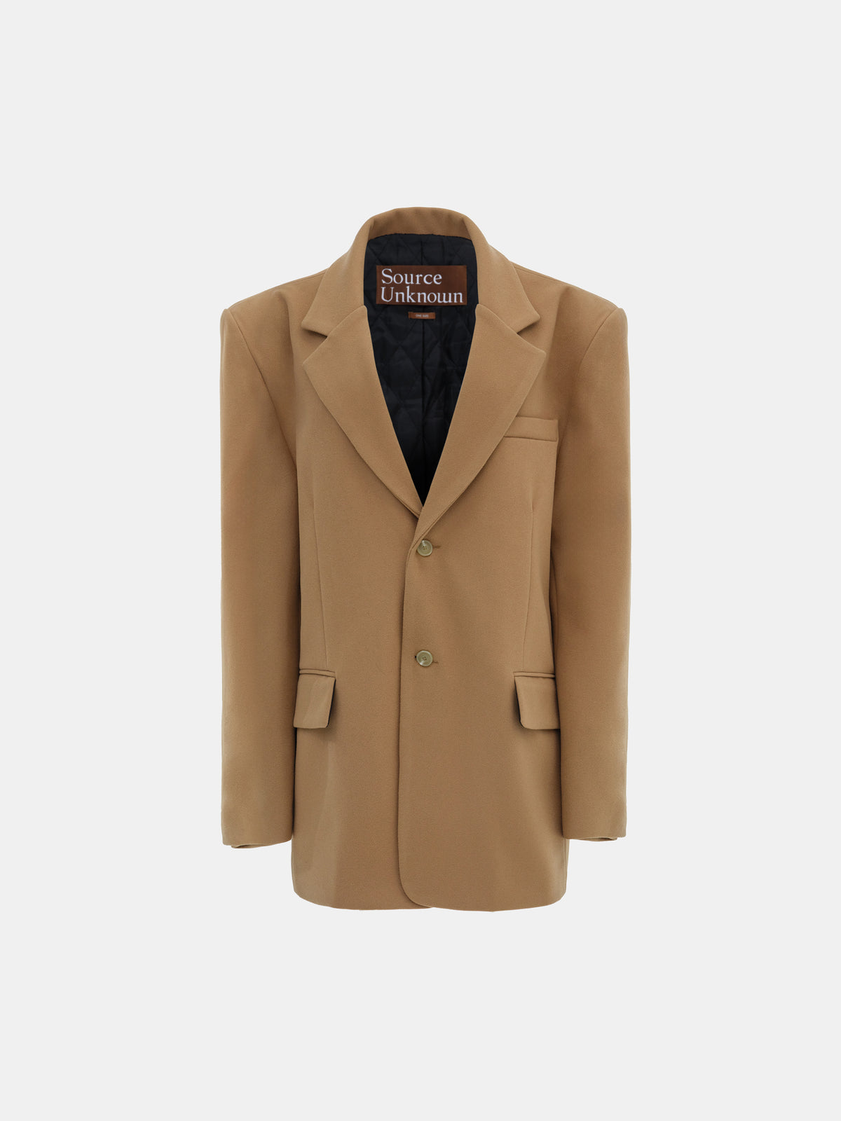 Hayk Oversized Boyfriend Blazer, Camel