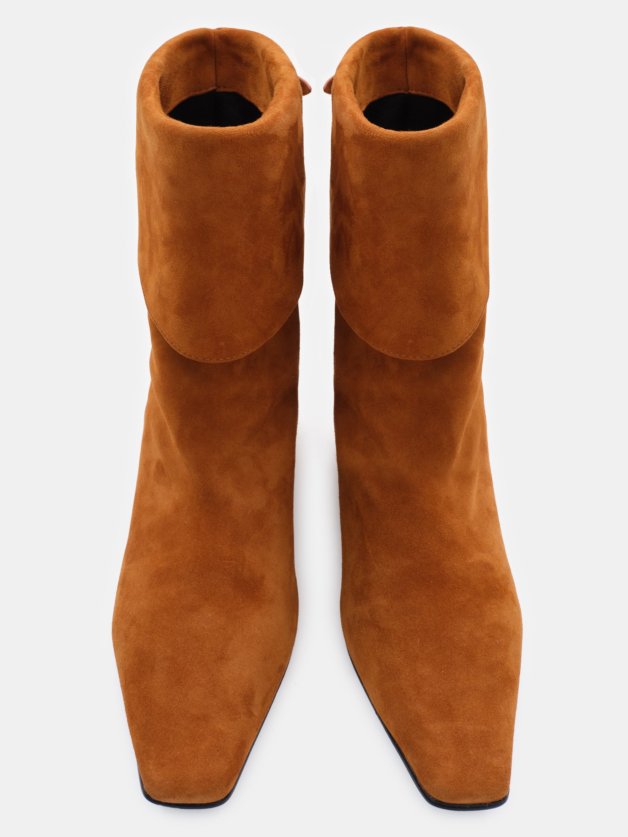 Midcalf Suede Boots, Reddish Brown