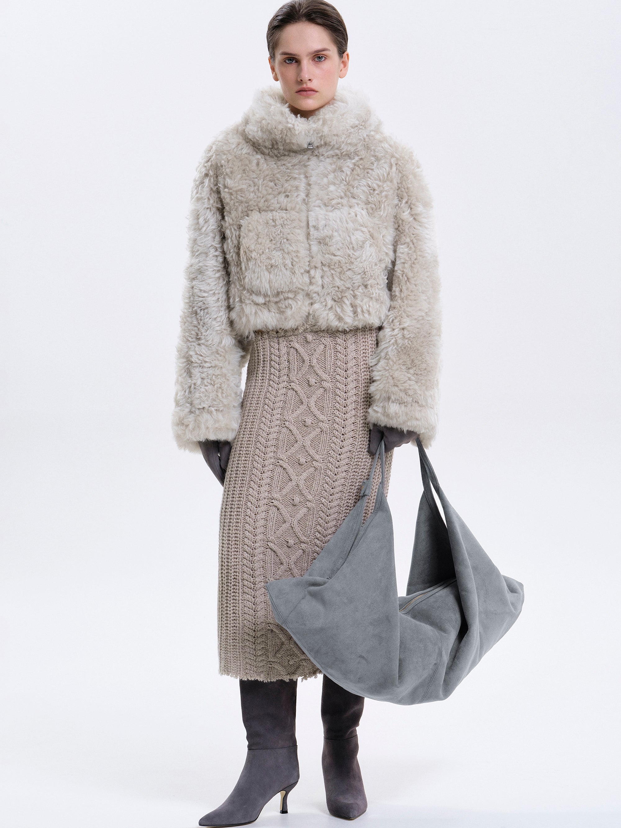 Toscana Fur Jacket, Champagne