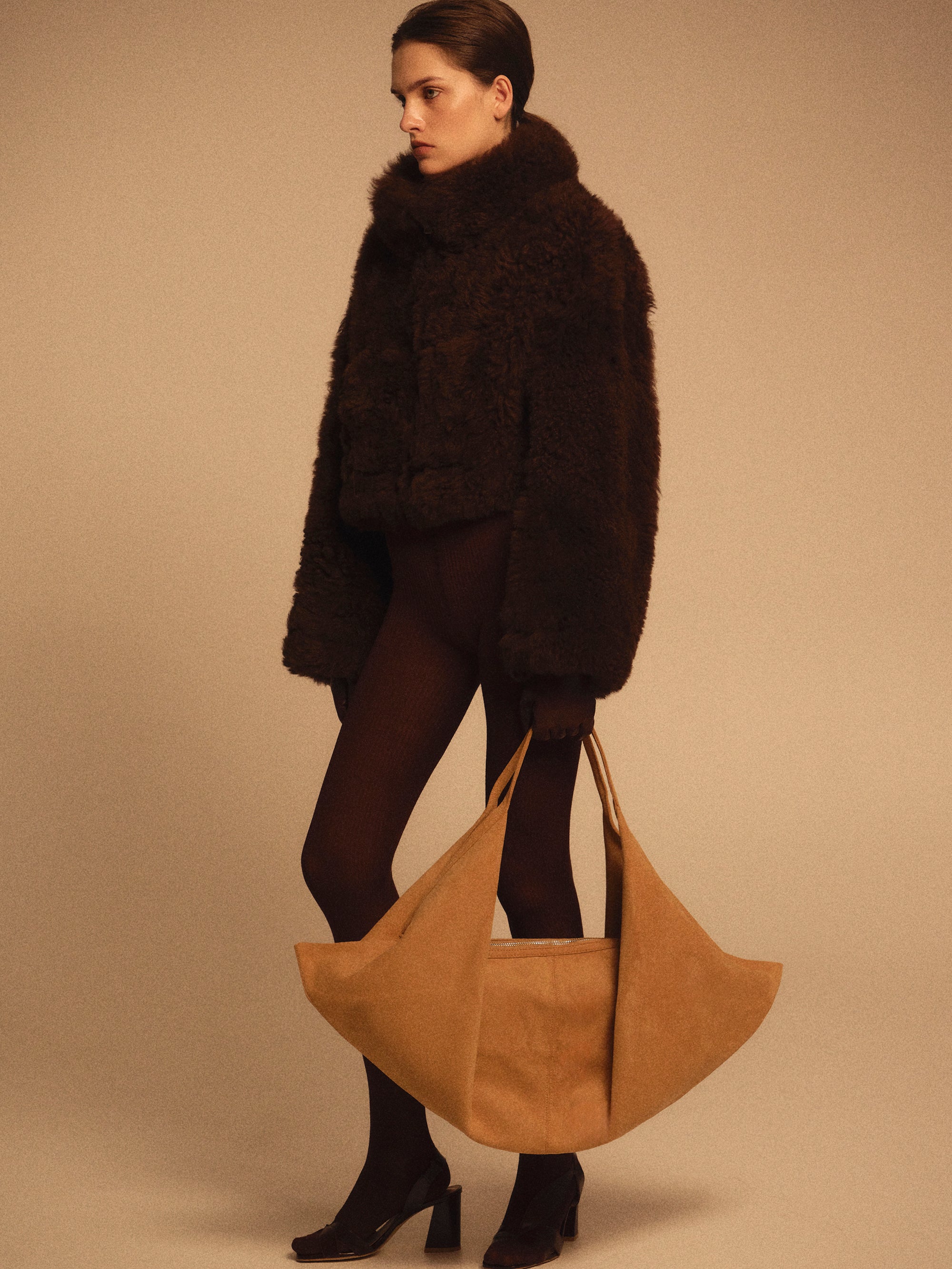 Toscana Fur Jacket, Chocolate
