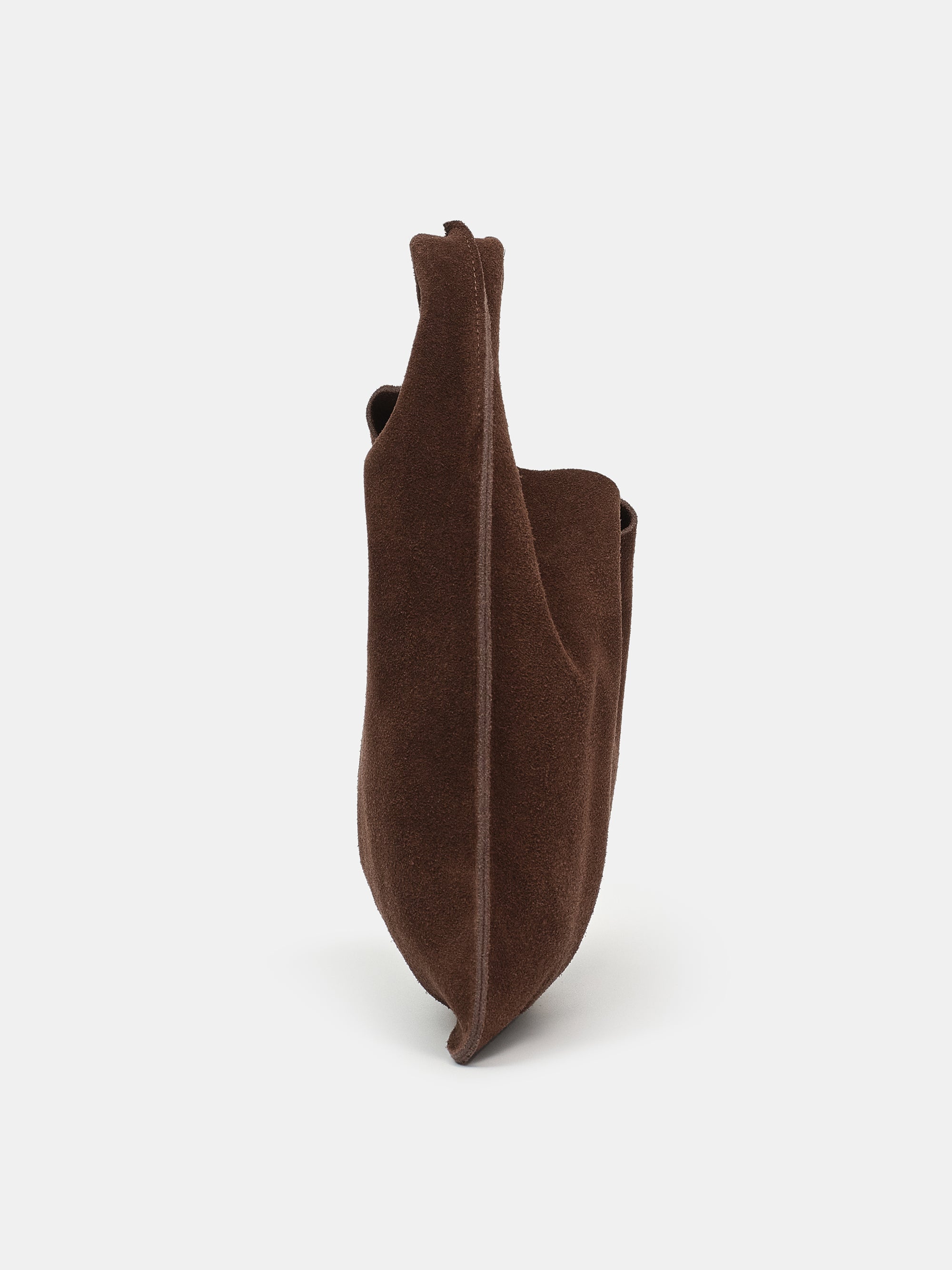 Suede Grab Bag, Chocolate