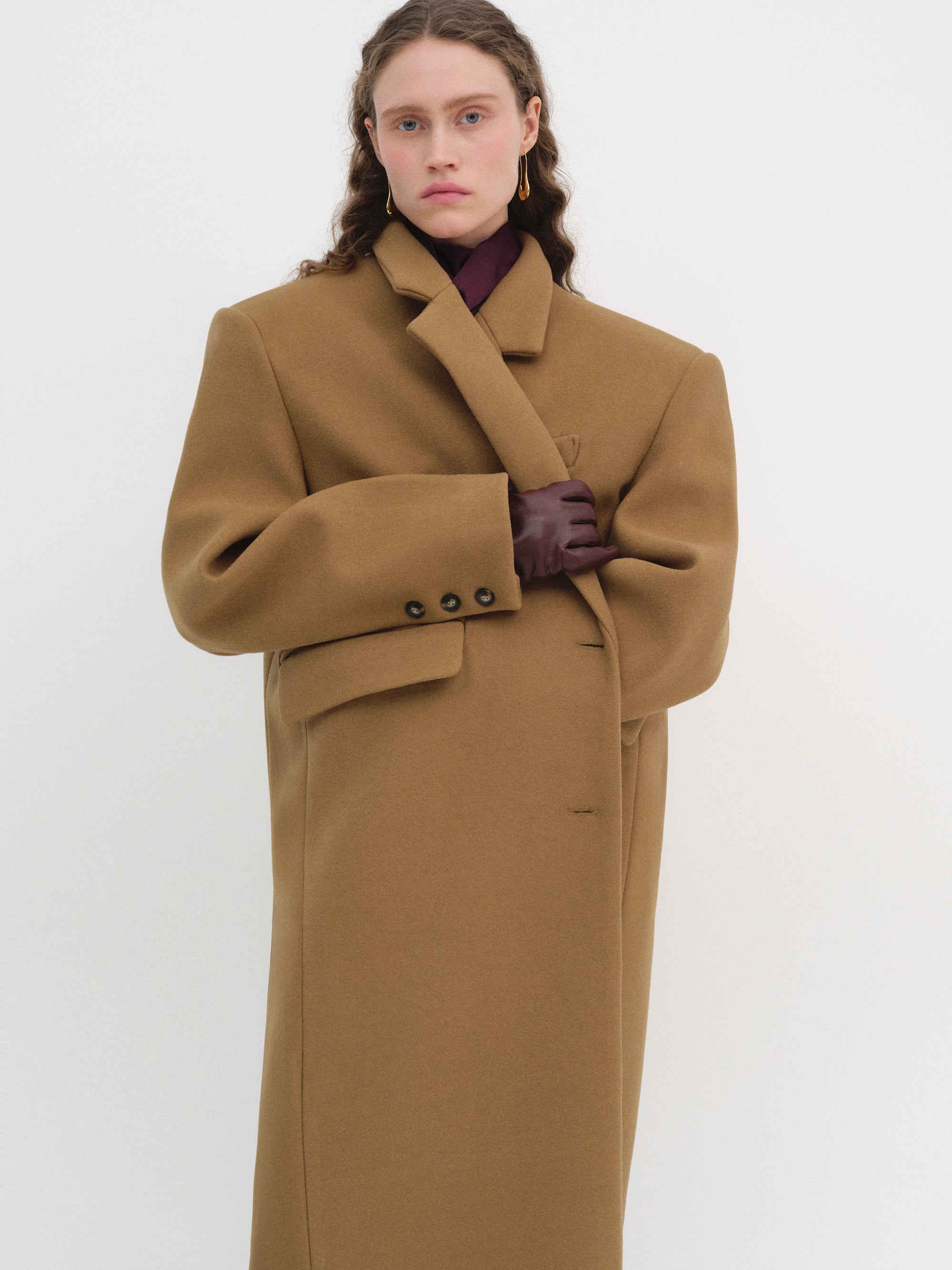 Single-breasted Maxi Coat, Nutshell