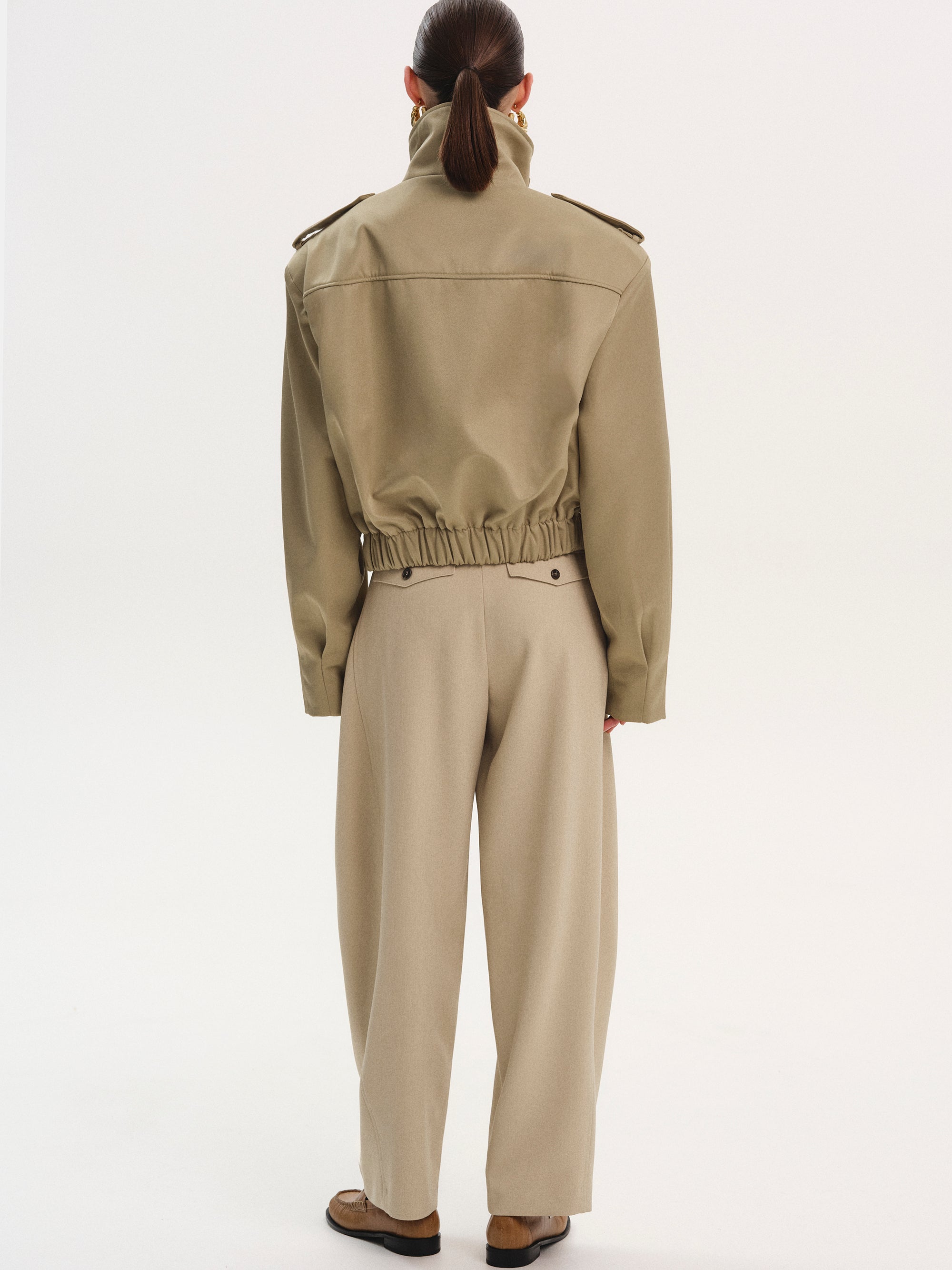 Flight Bomber Jacket, Tan
