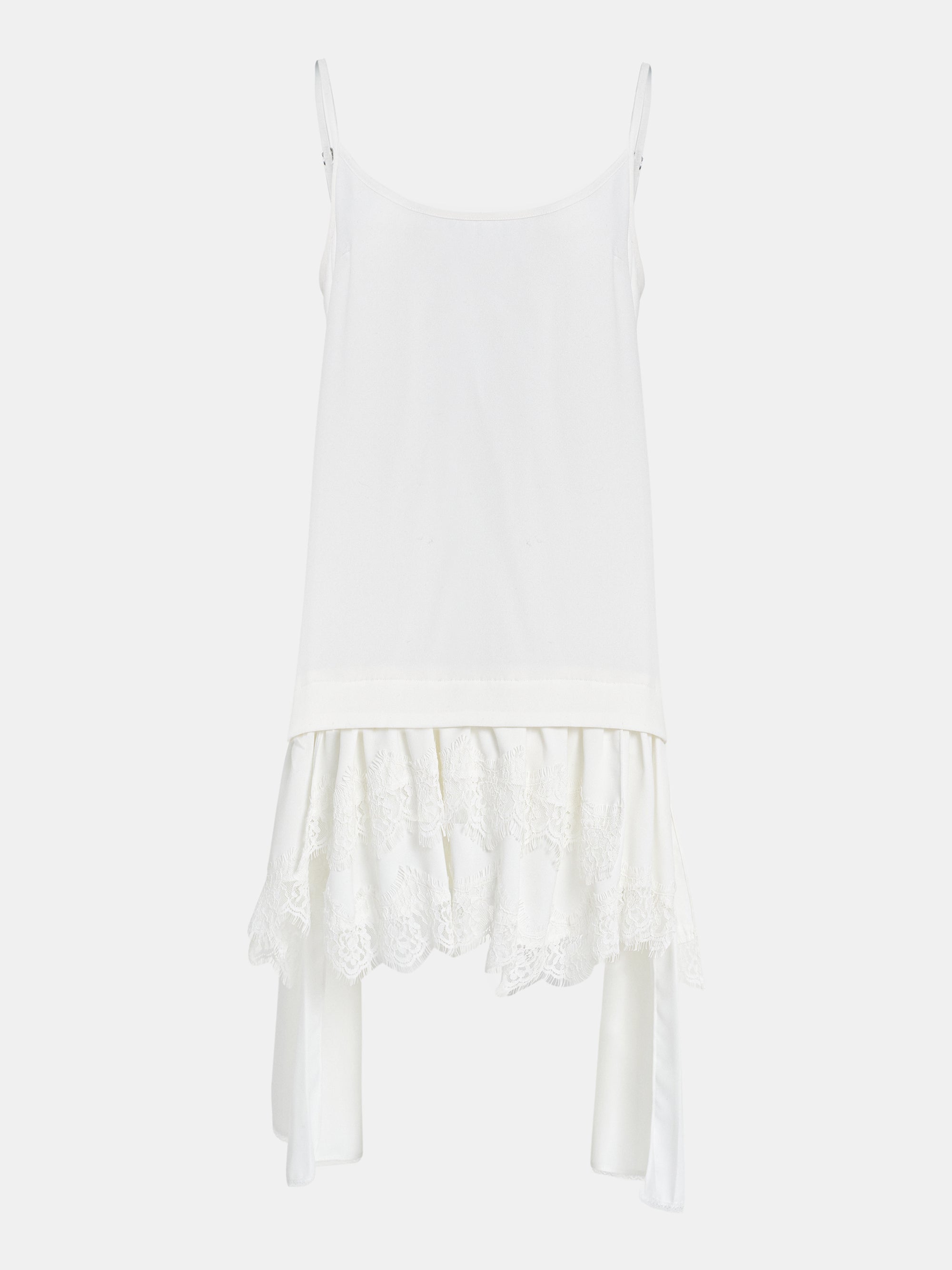 Lingerie Camisole Dress, White