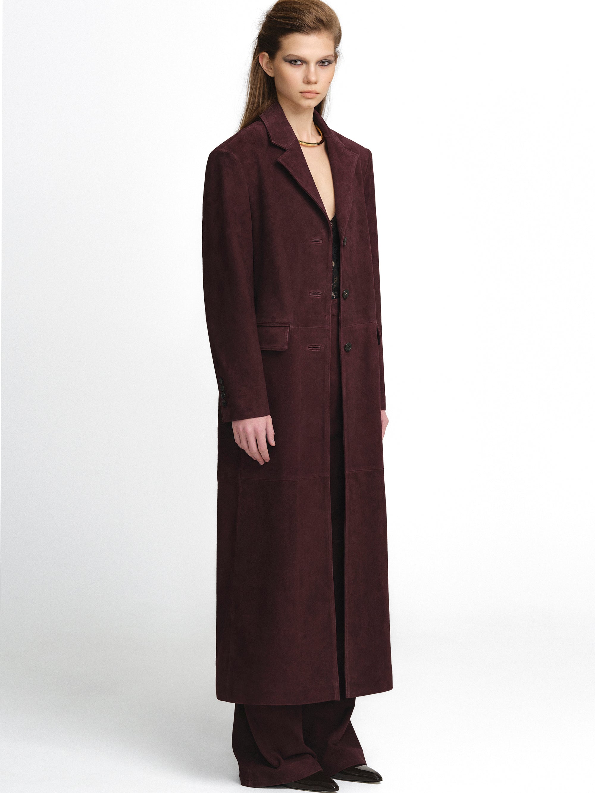Hailey Coat, Oxblood