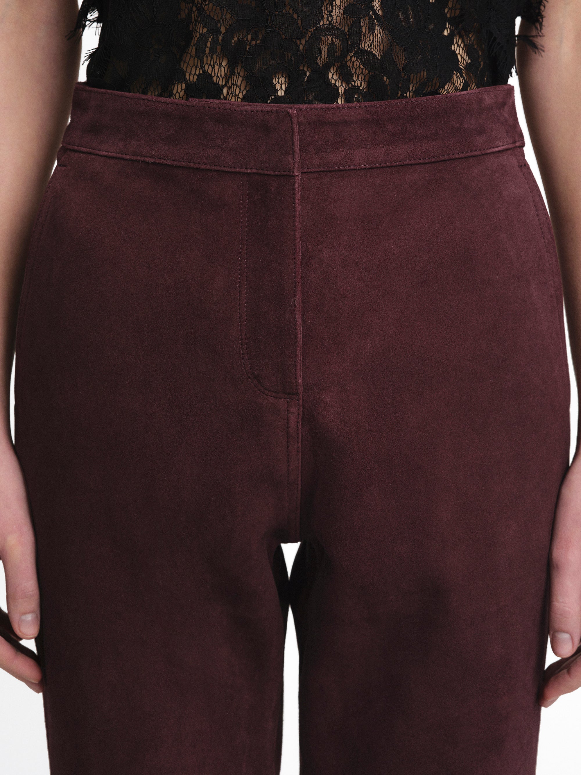 Hailey Trousers, Oxblood