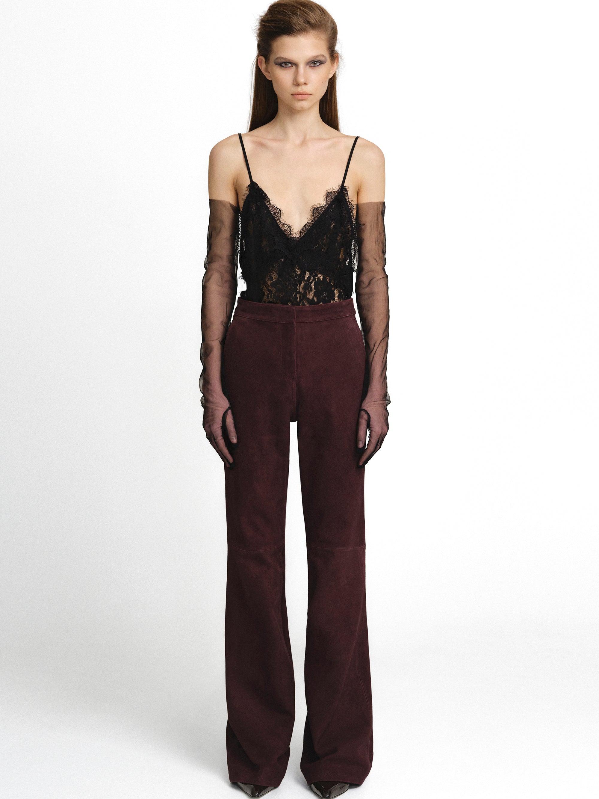 Hailey Trousers, Oxblood
