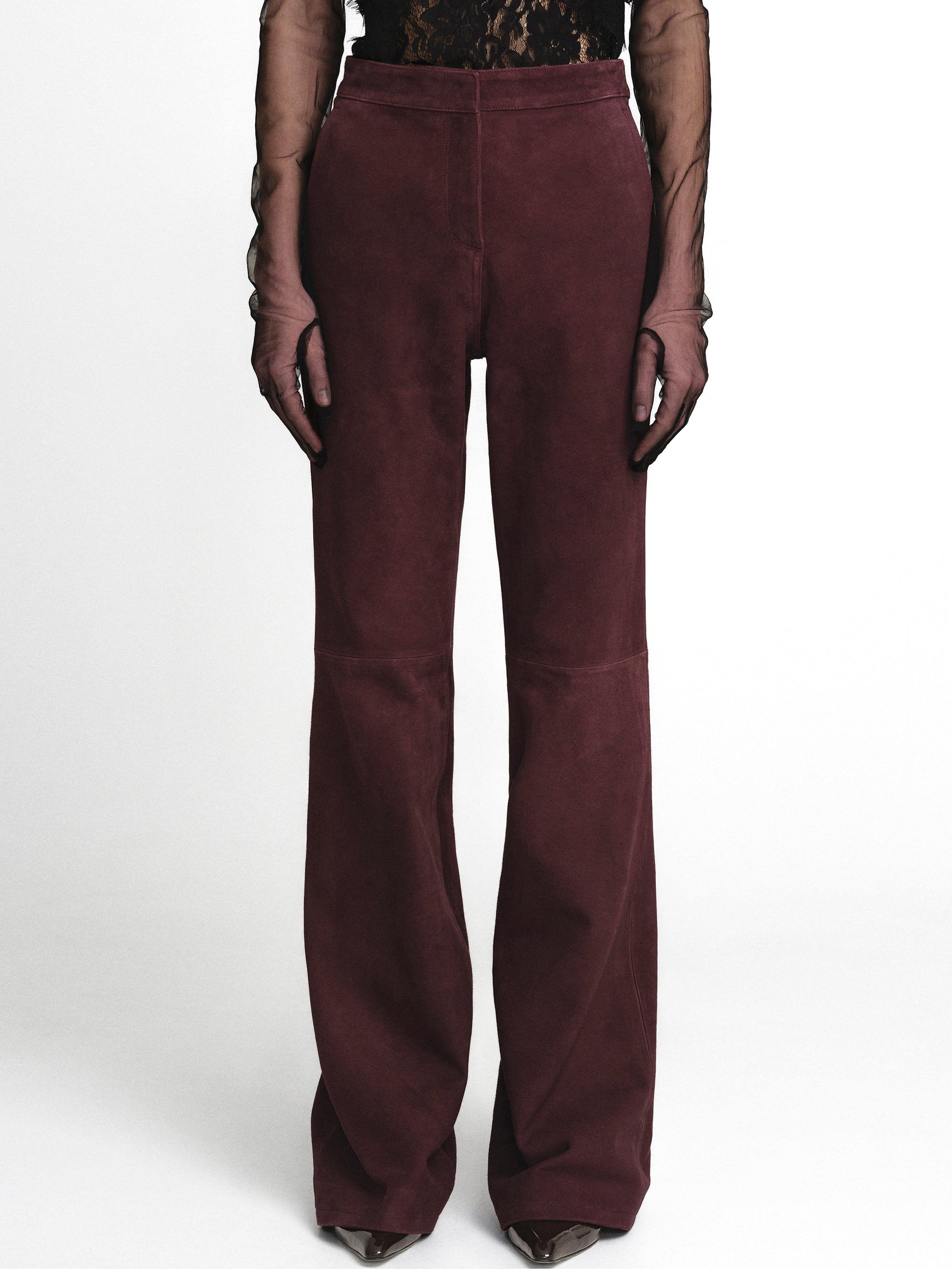 Hailey Trousers, Oxblood