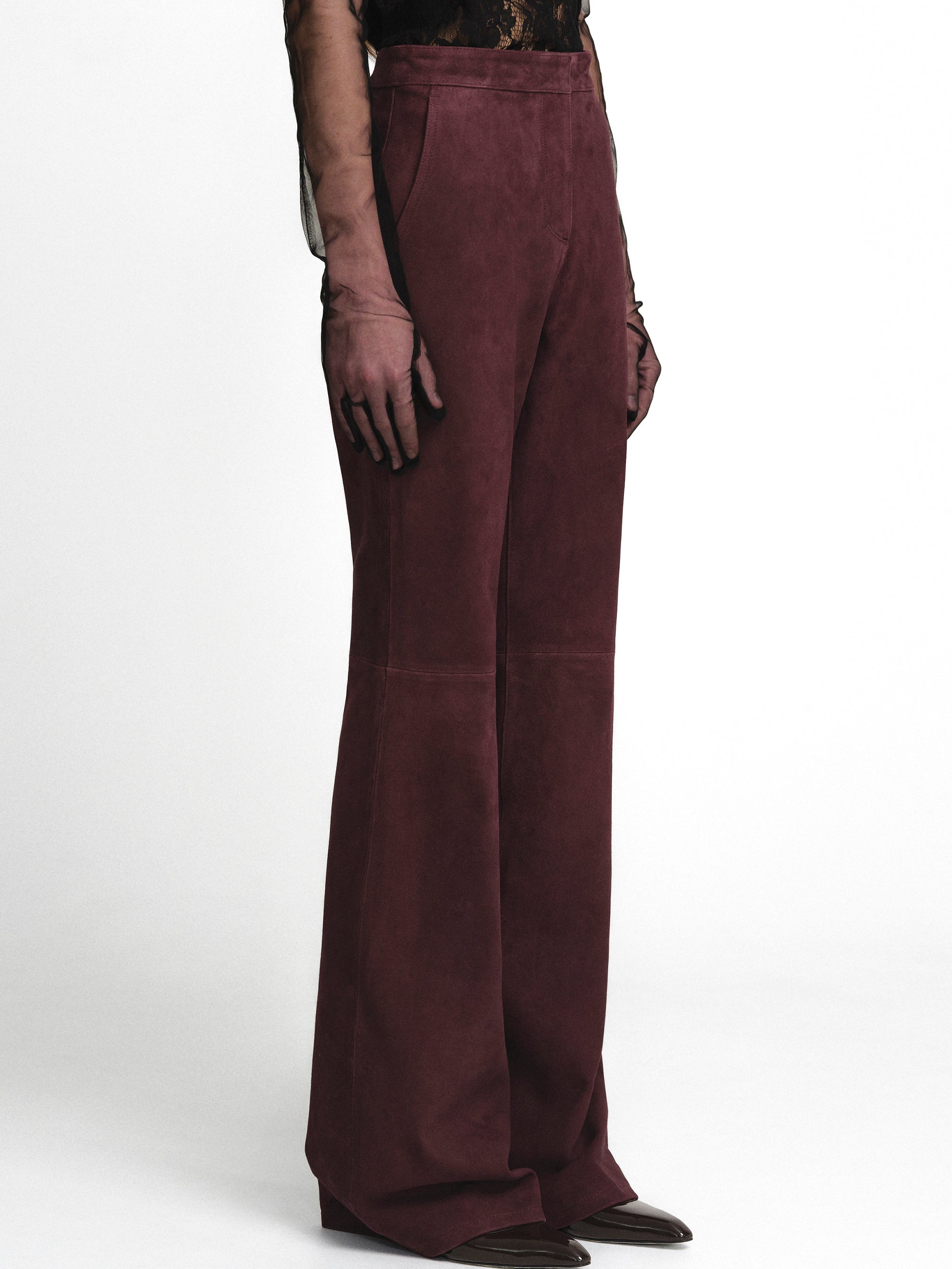 Hailey Trousers, Oxblood