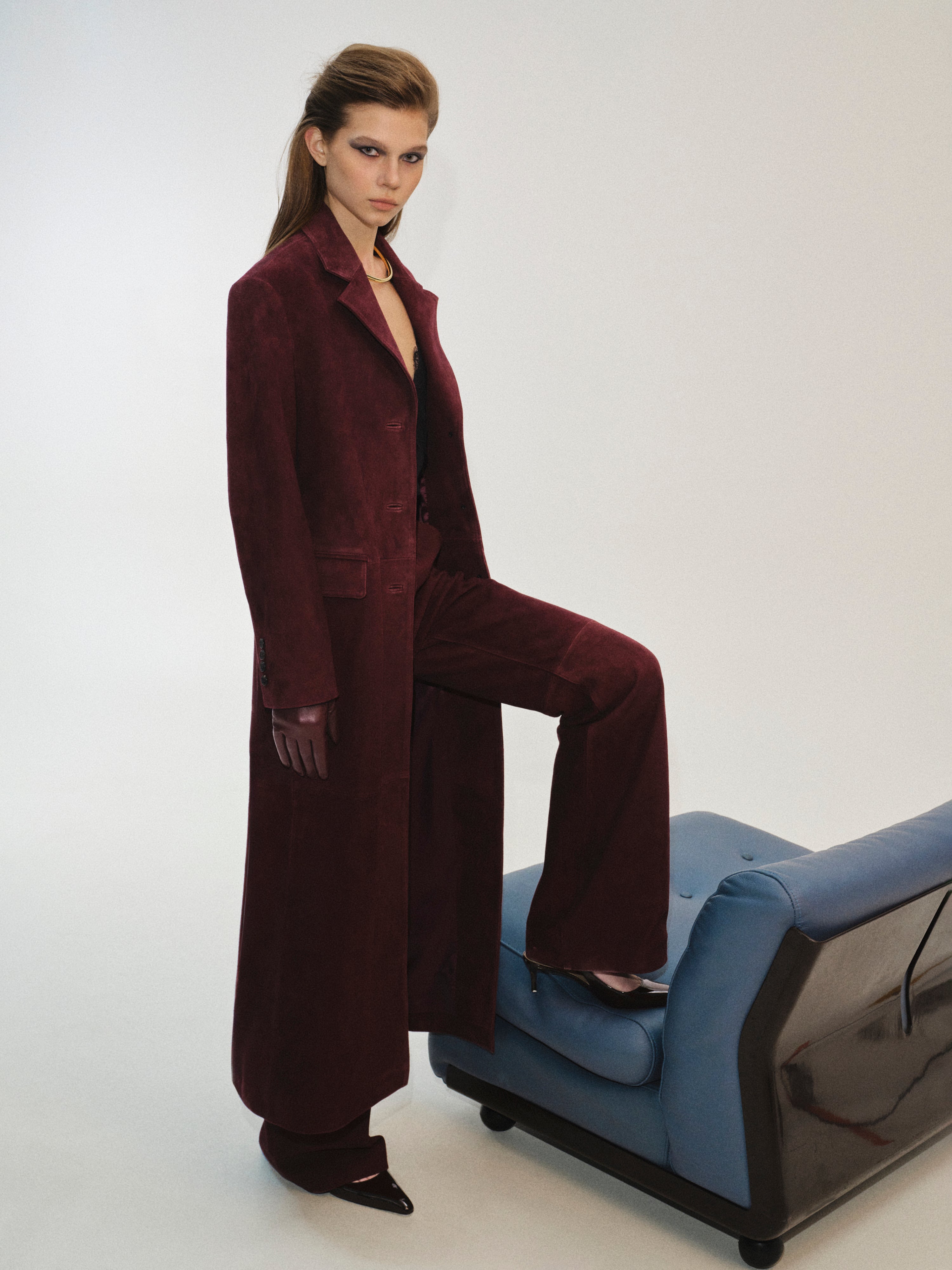 Hailey Coat, Oxblood