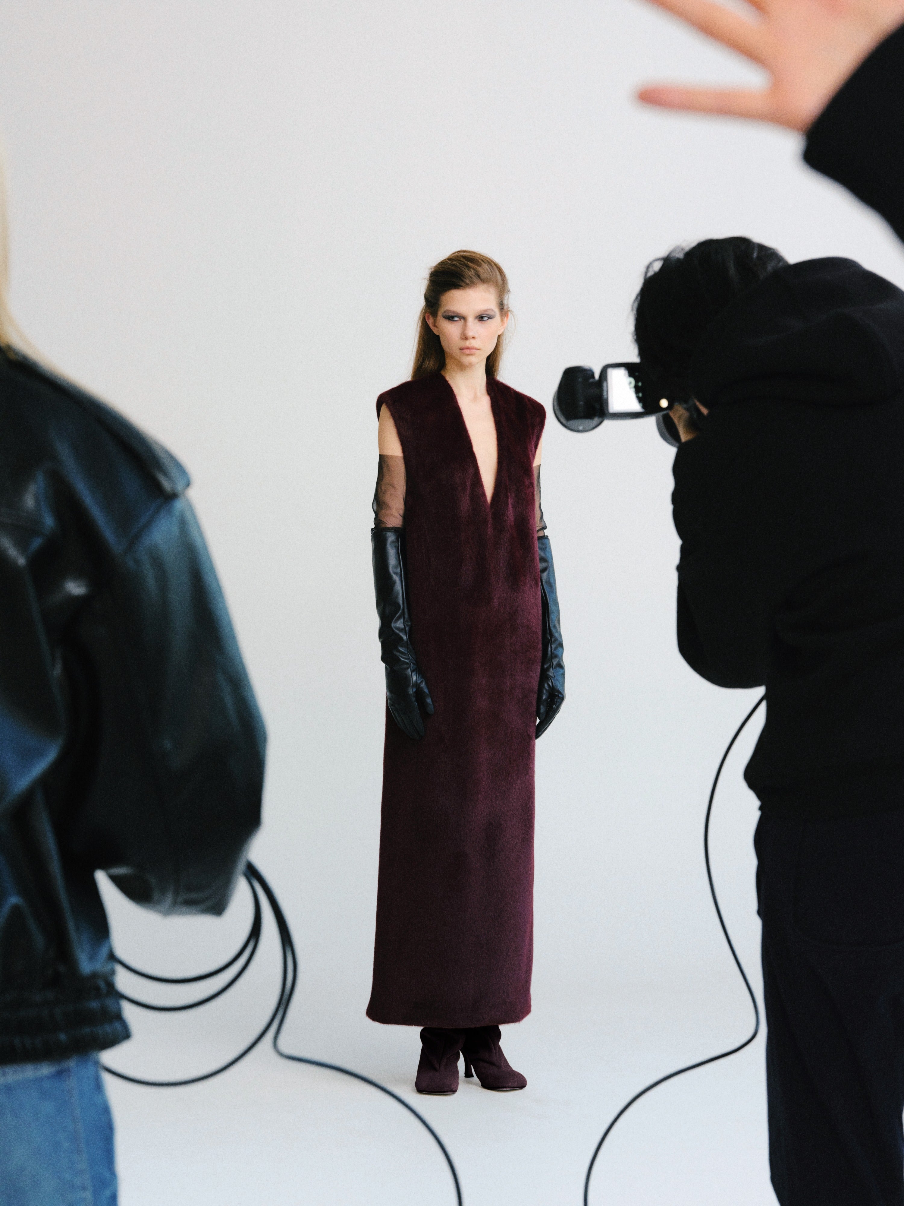 Cassylia Dress, Bordeaux