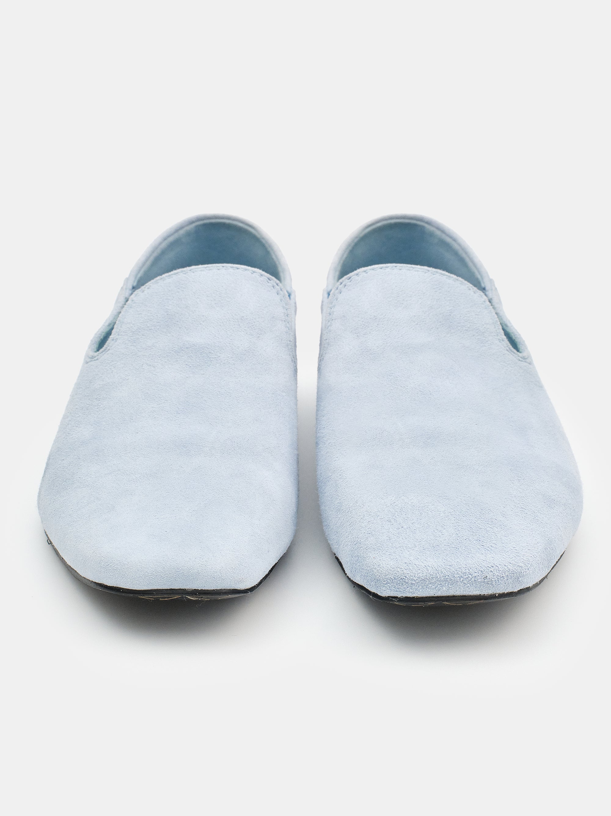 Suede Flat Loafers, Capri