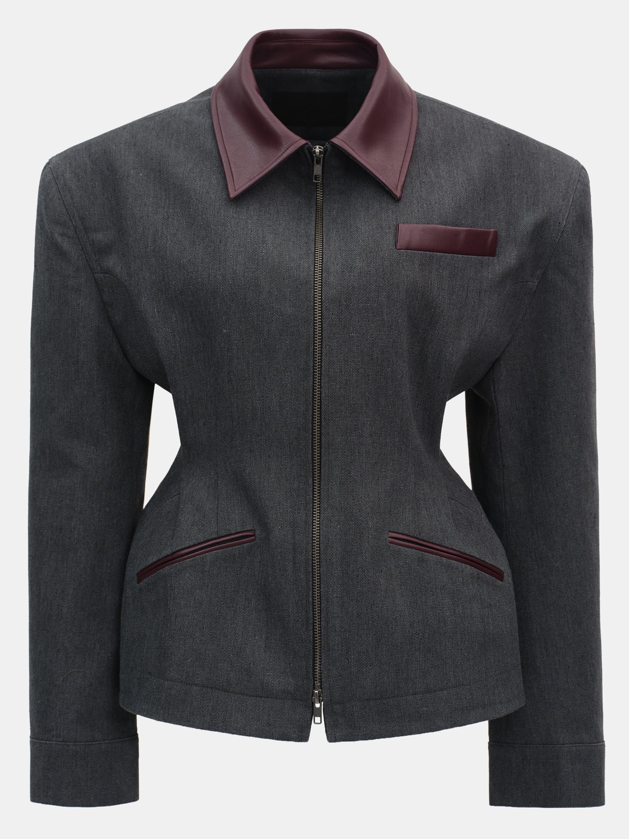 Hourglass Canvas Work Jacket, Ebony