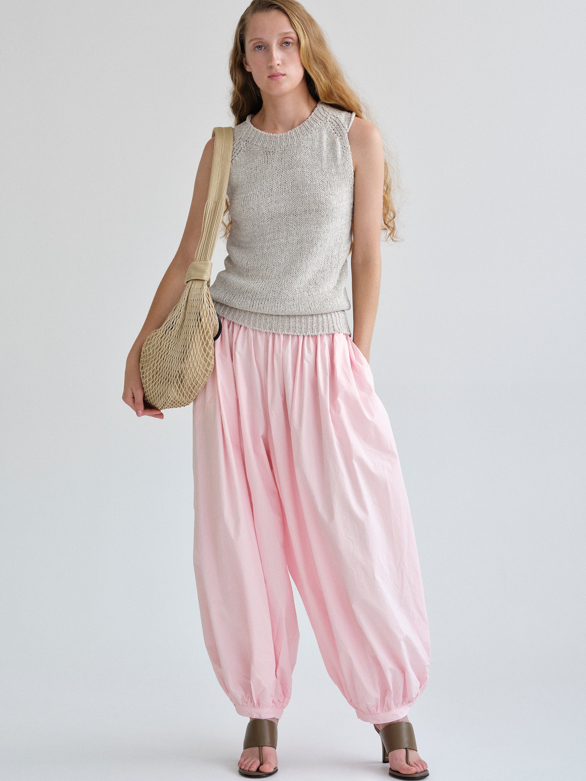 Balloon Parachute Pants, Pink