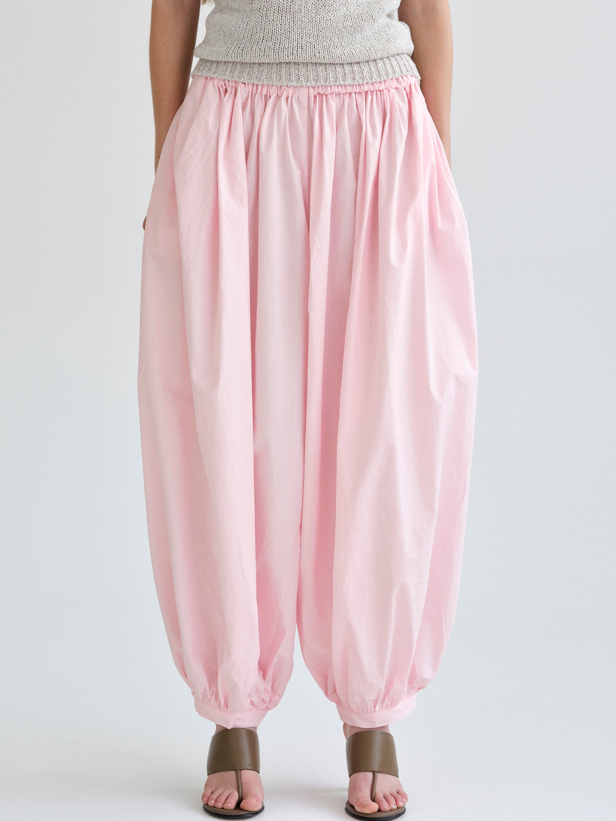 Balloon Parachute Pants, Pink