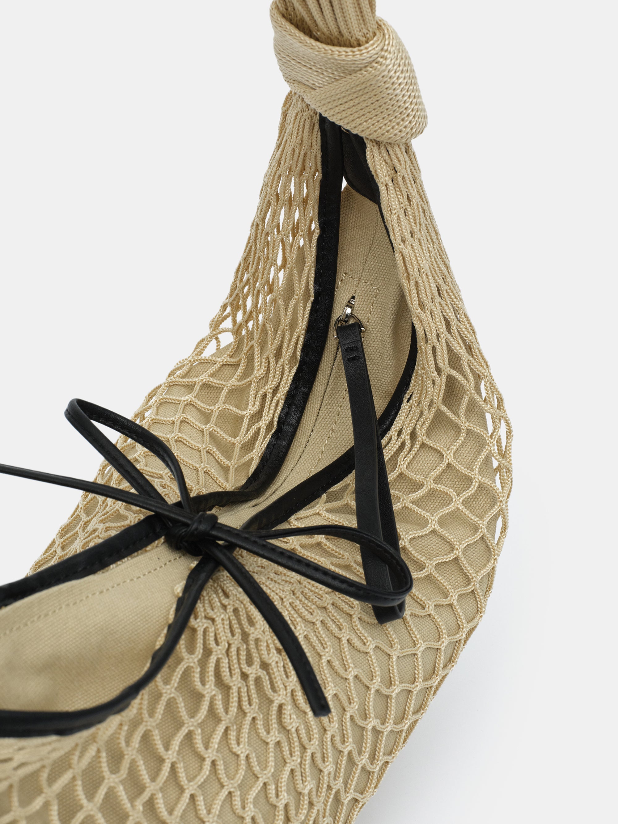 Macrame Hobo Bag, Natural