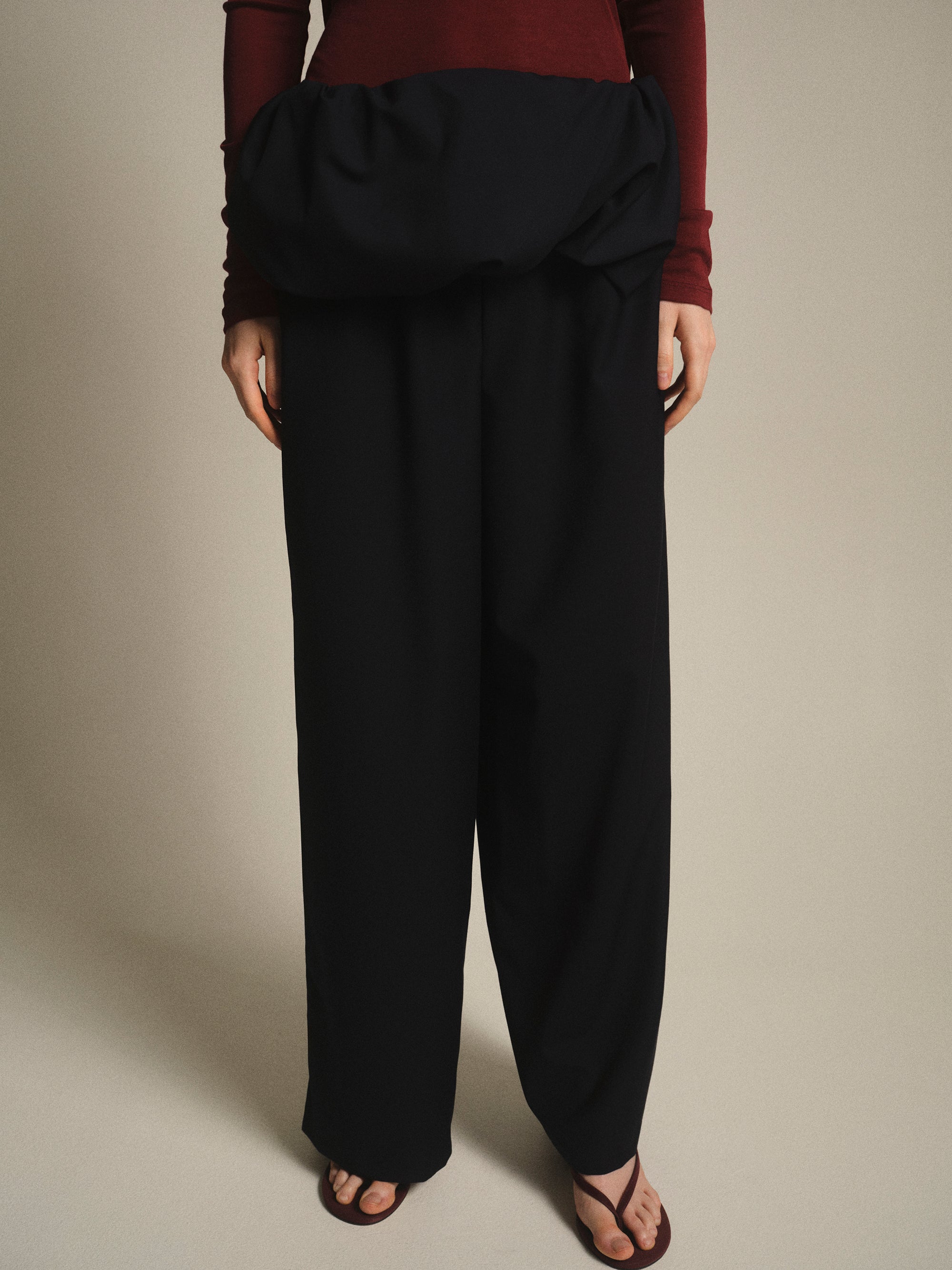 Bubble Suit Trousers, Navy
