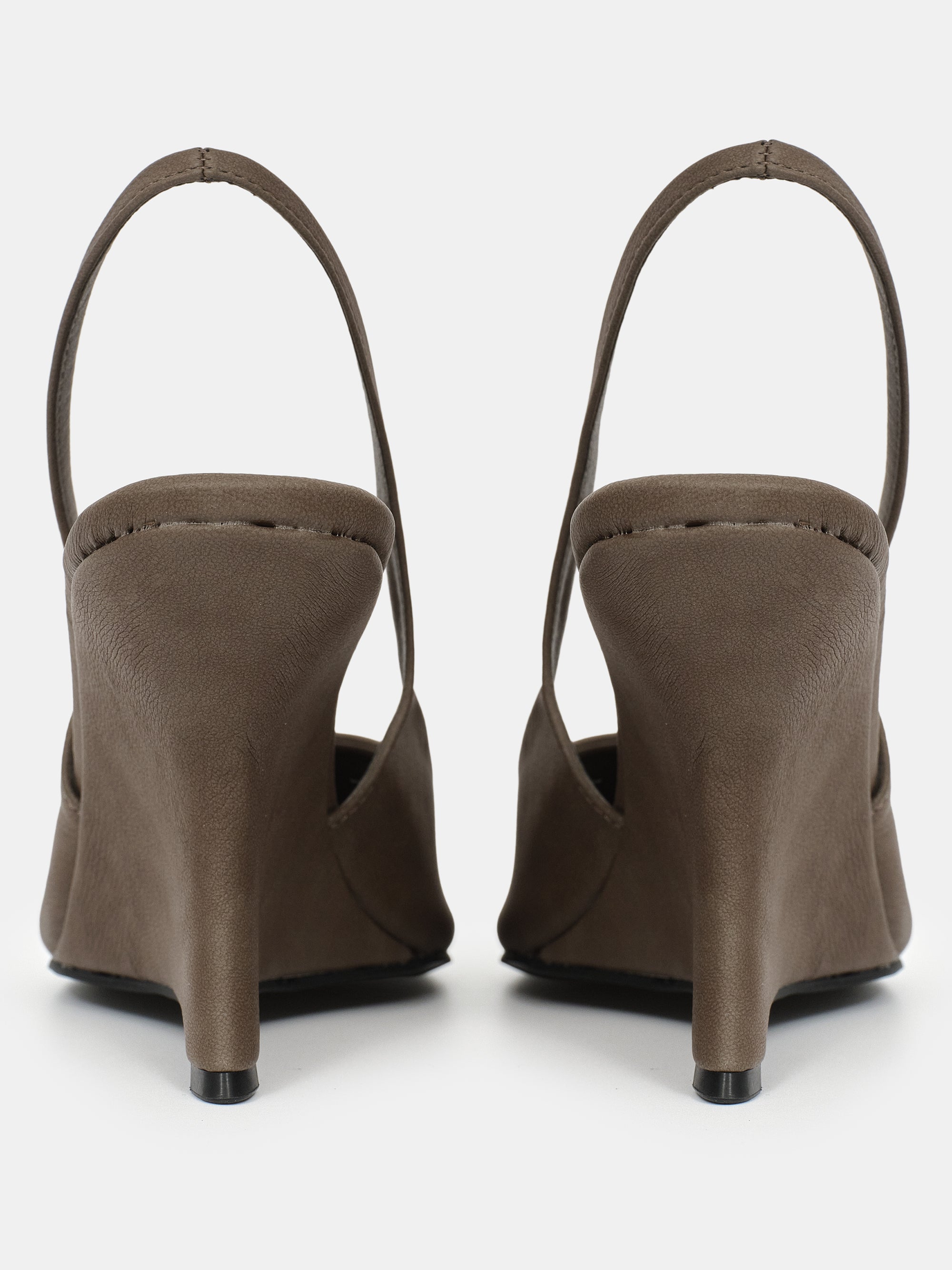 Slingback Wedge Heels, Khaki