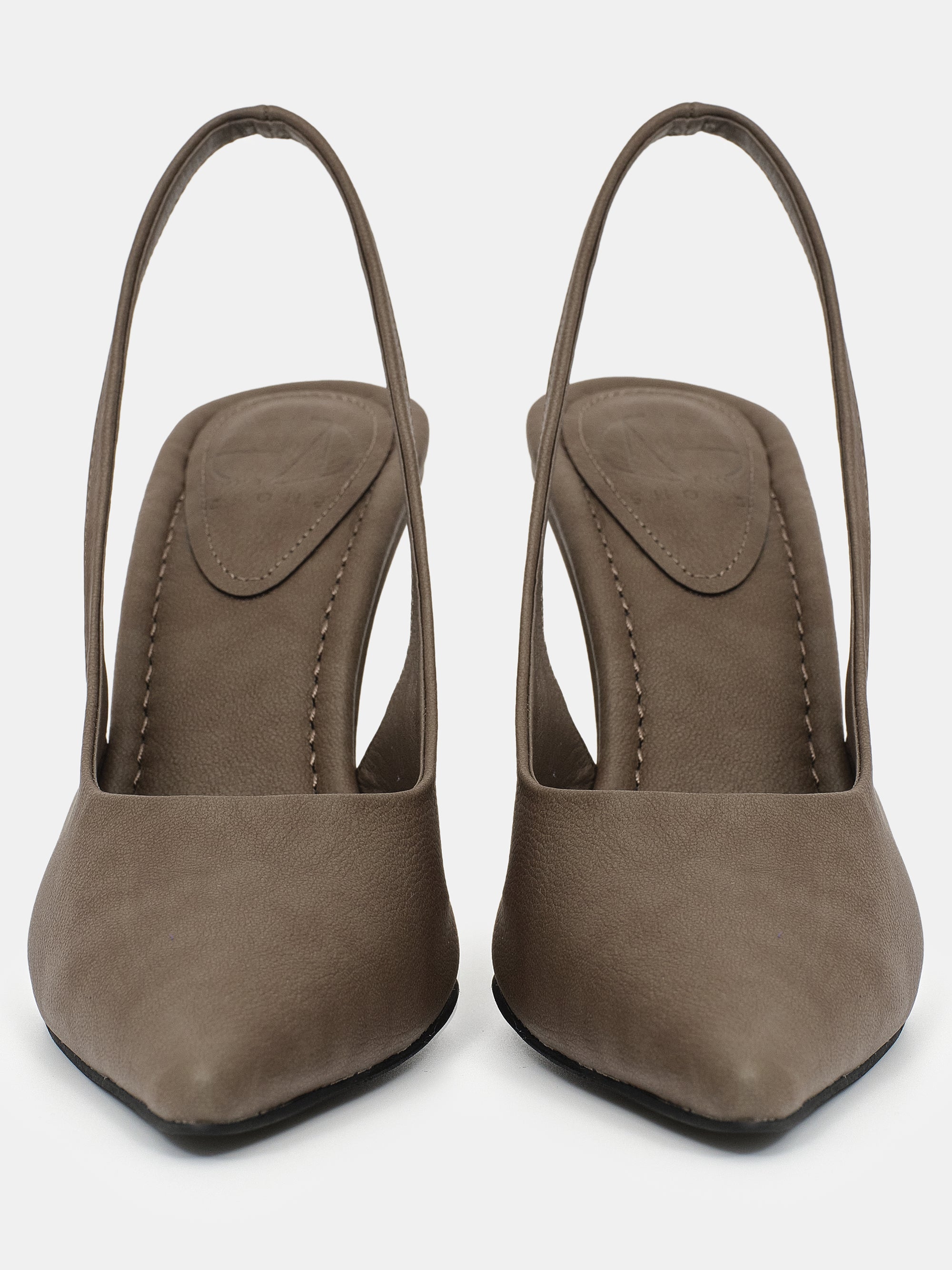 Slingback Wedge Heels, Khaki