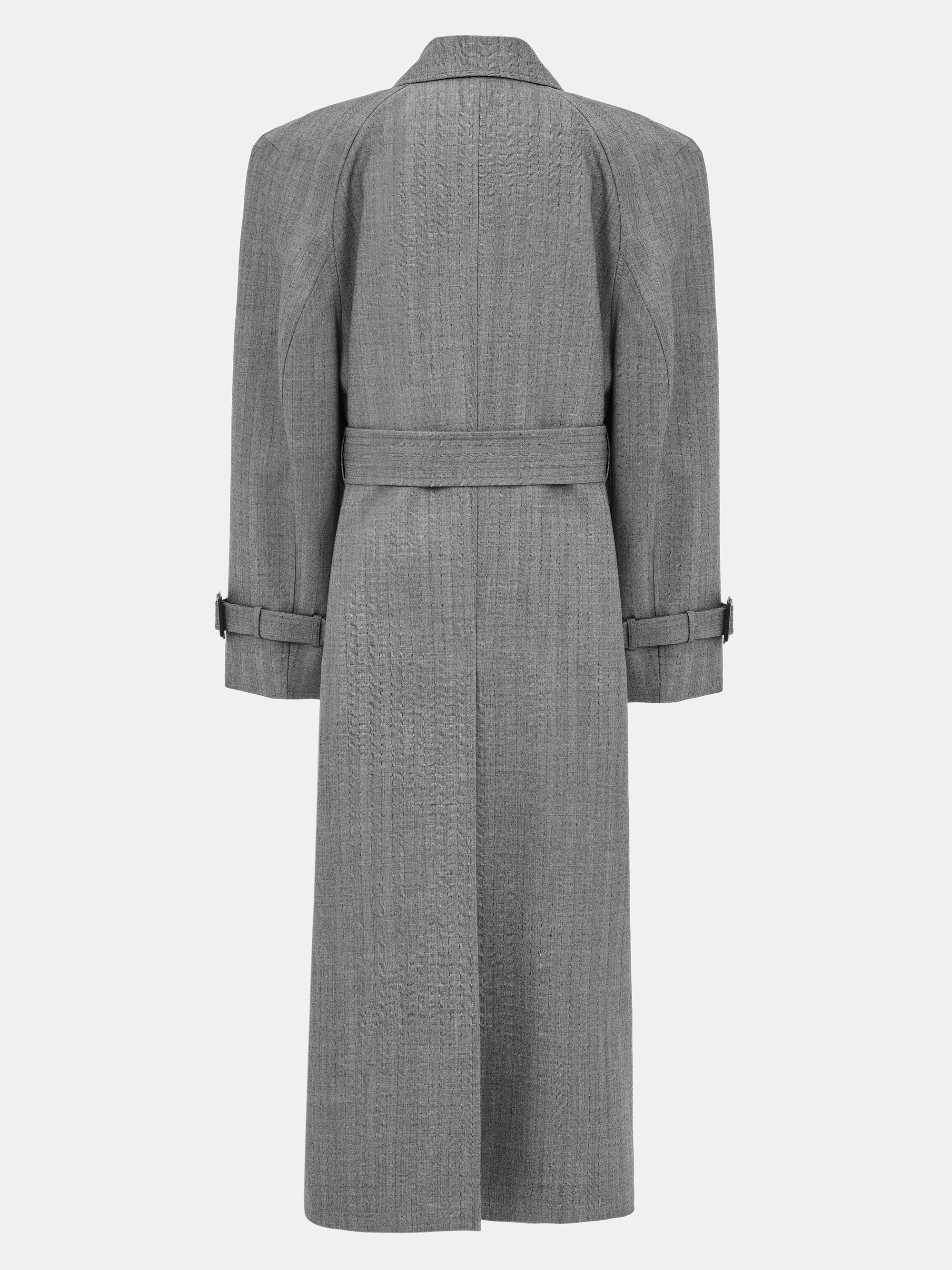 Padded Overcoat, Grey