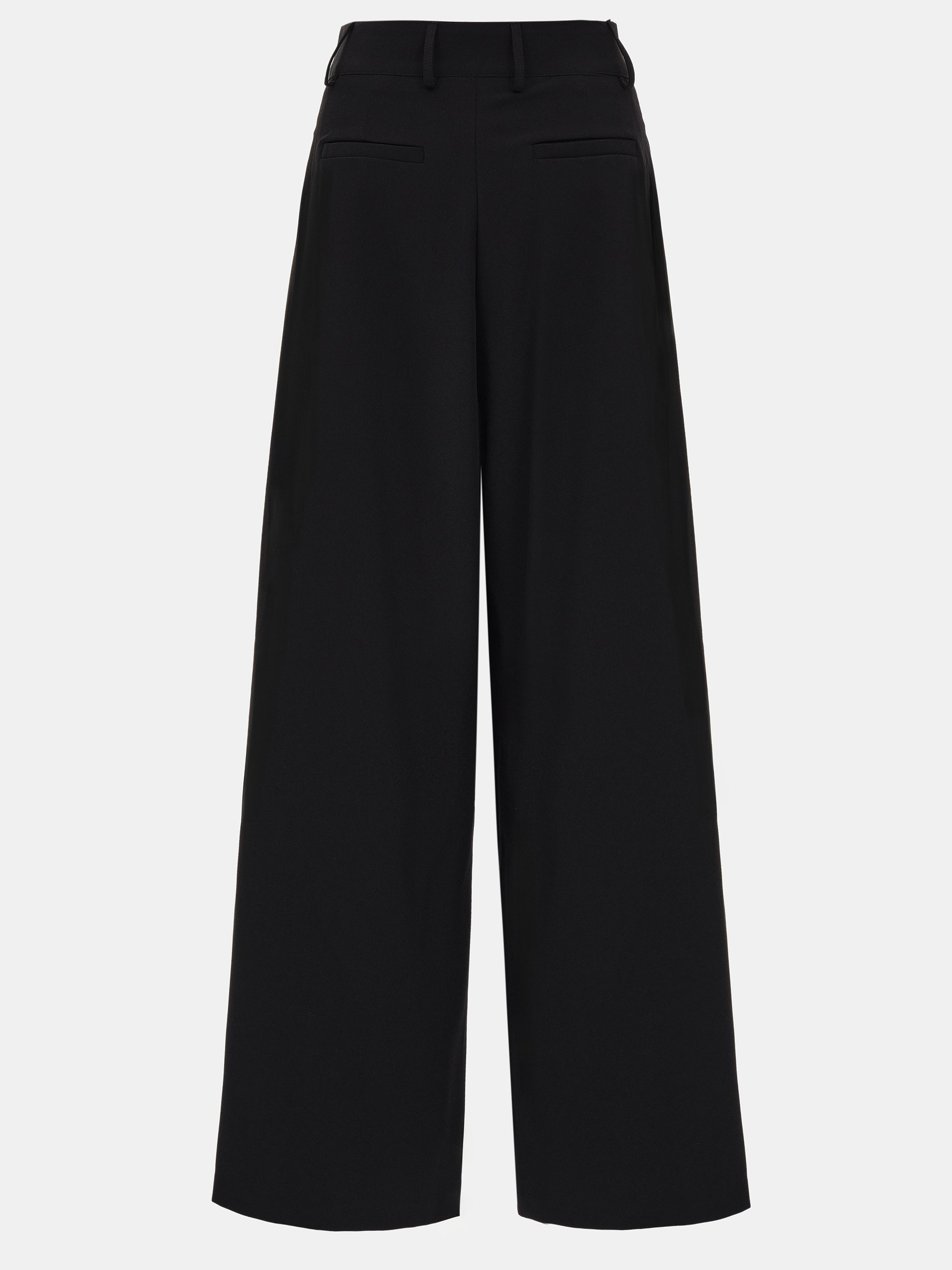 Pleated Trousers, Black