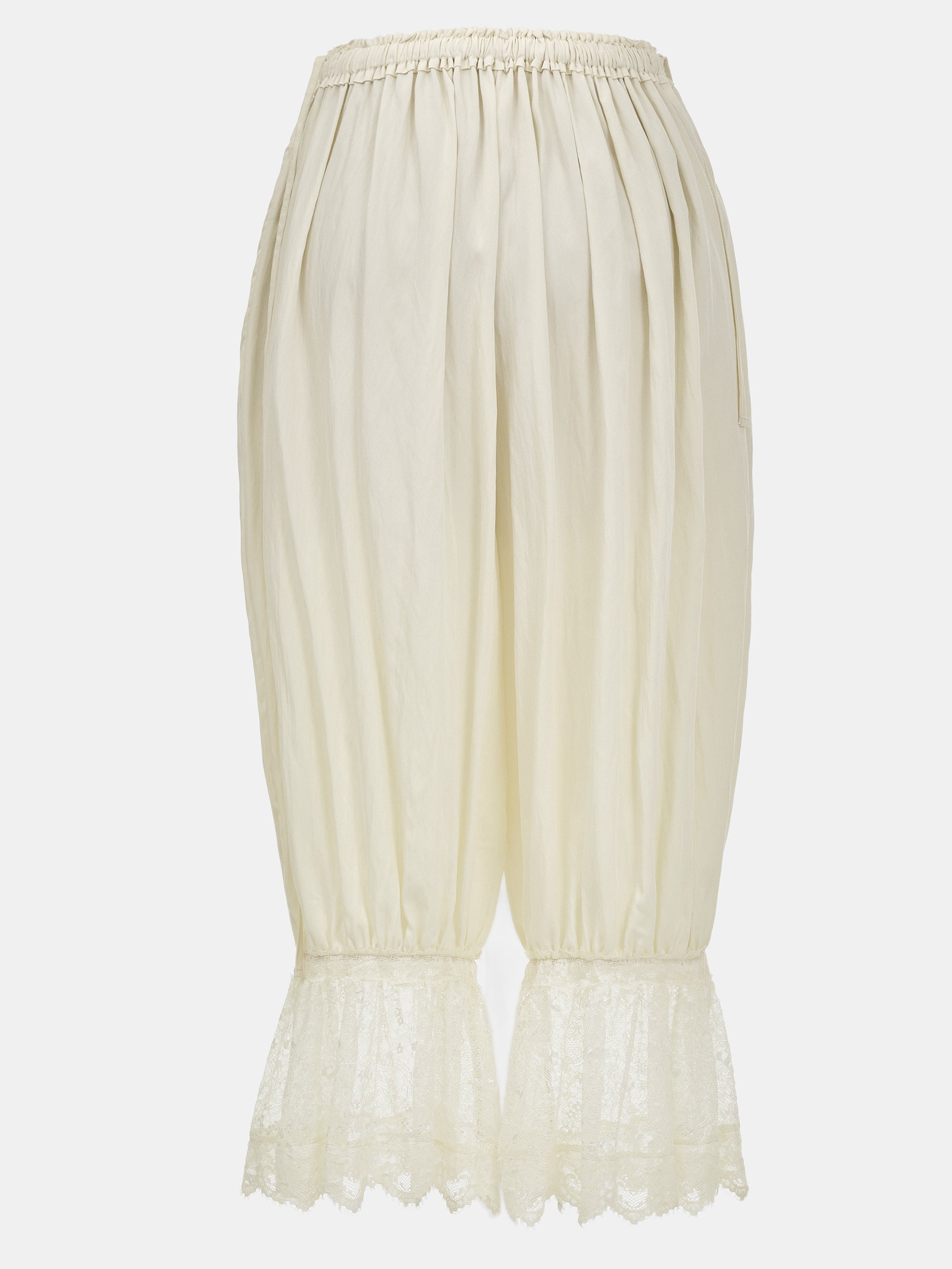 Drawstring Lace Pants, Ivory
