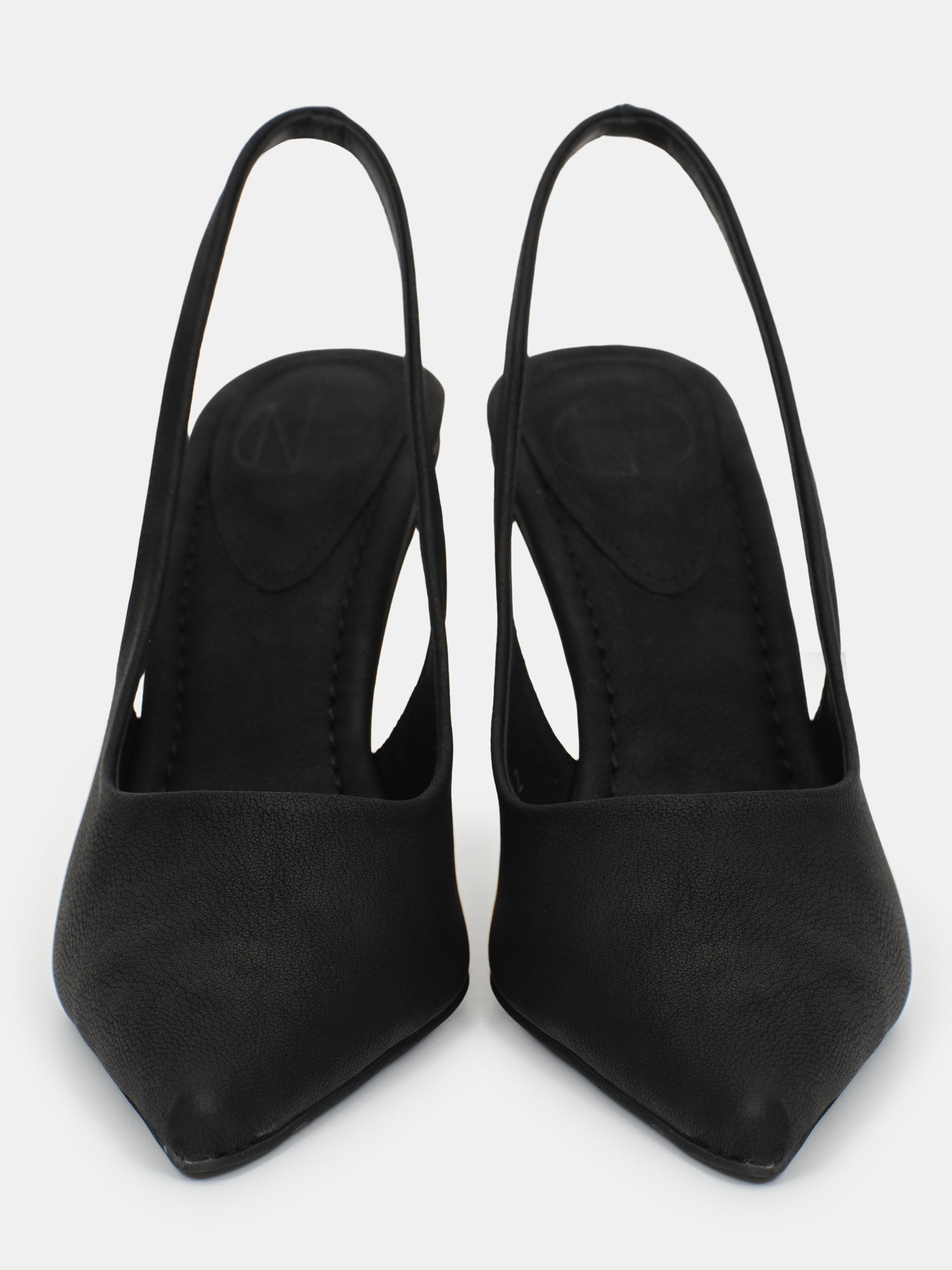 Slingback Wedge Heels, Black