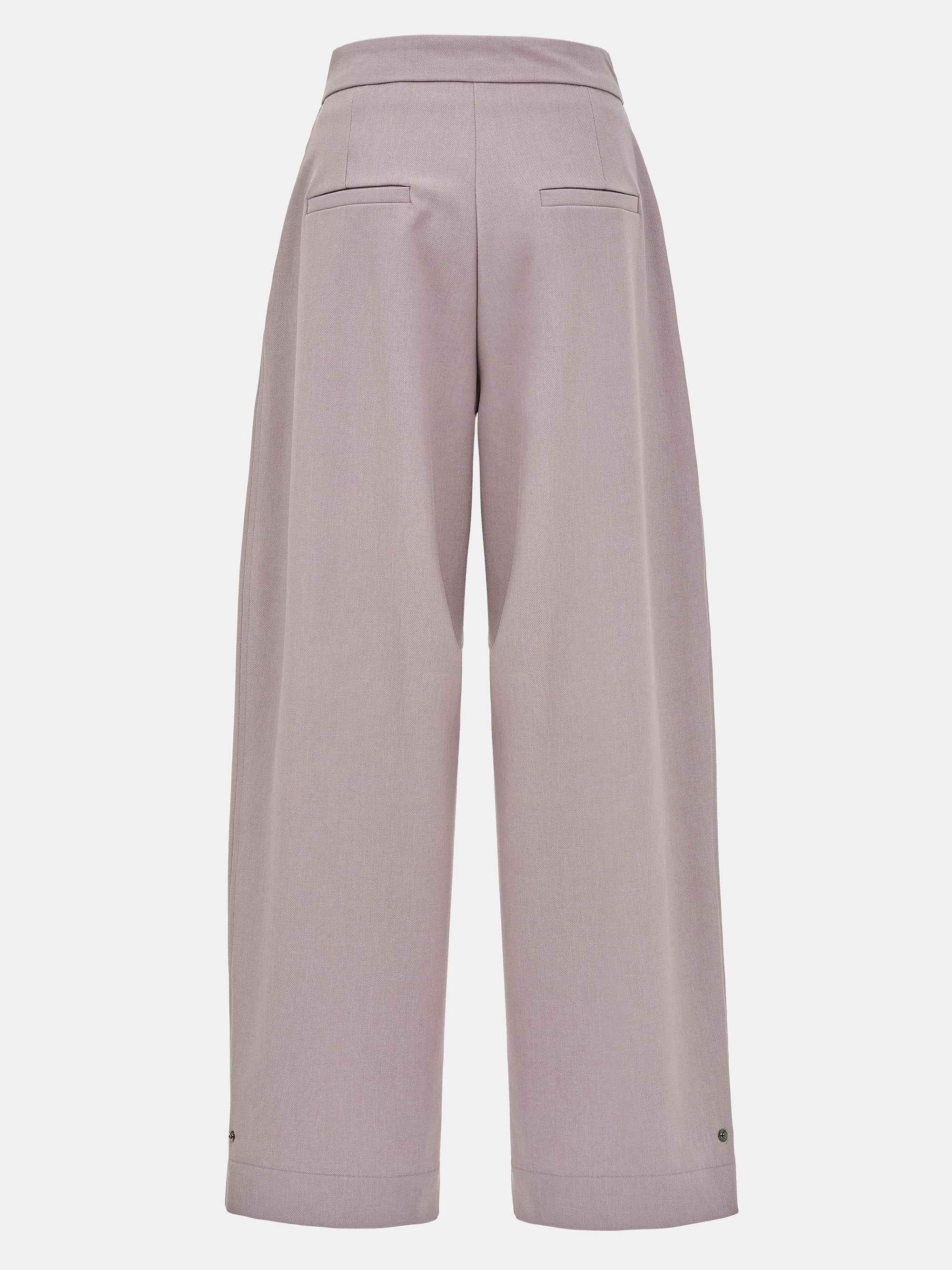 Button-Tab Trousers, Mauve