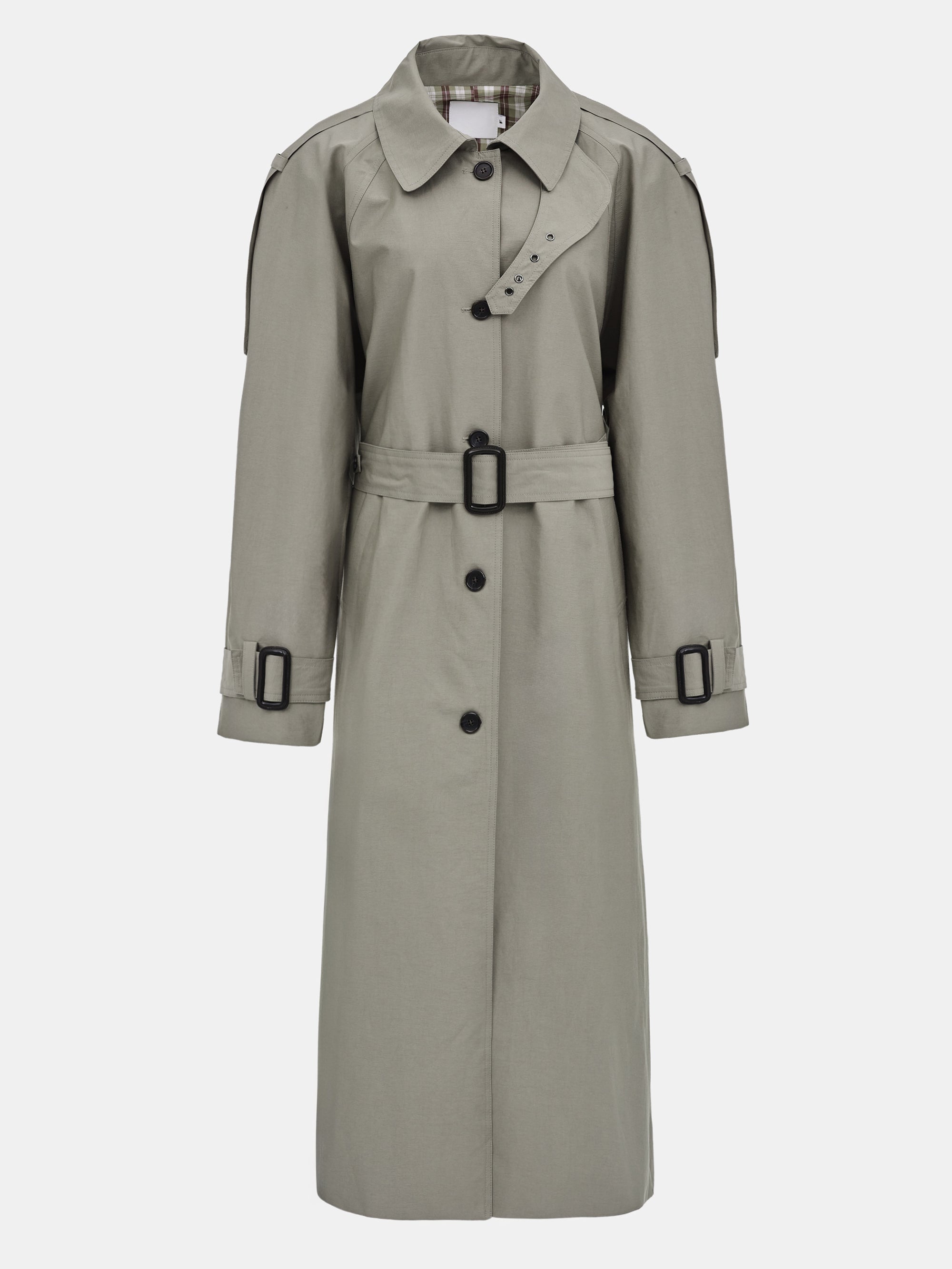 Cocoon Trench Coat, Beige