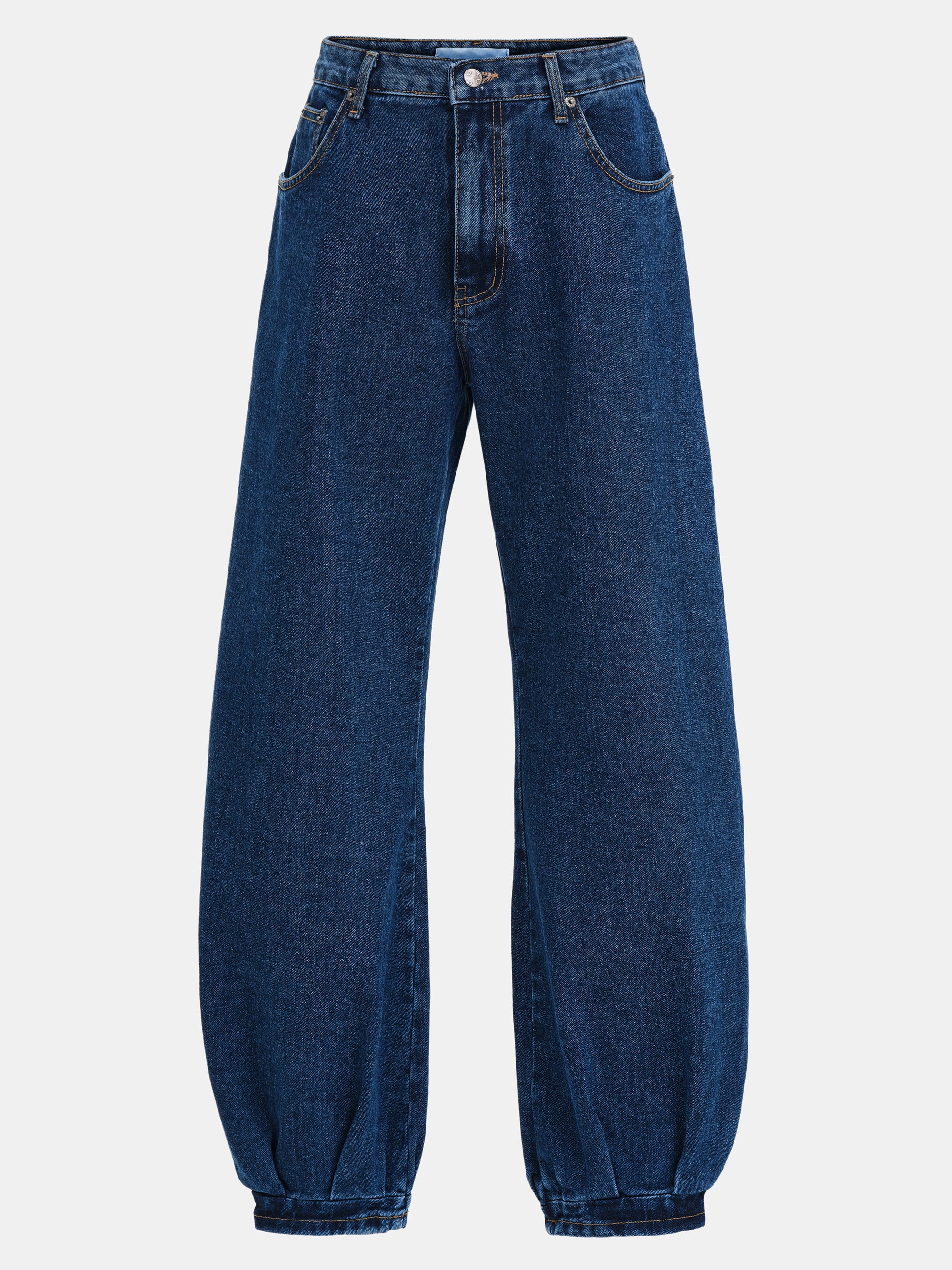 Denim Balloon Pants, Blue