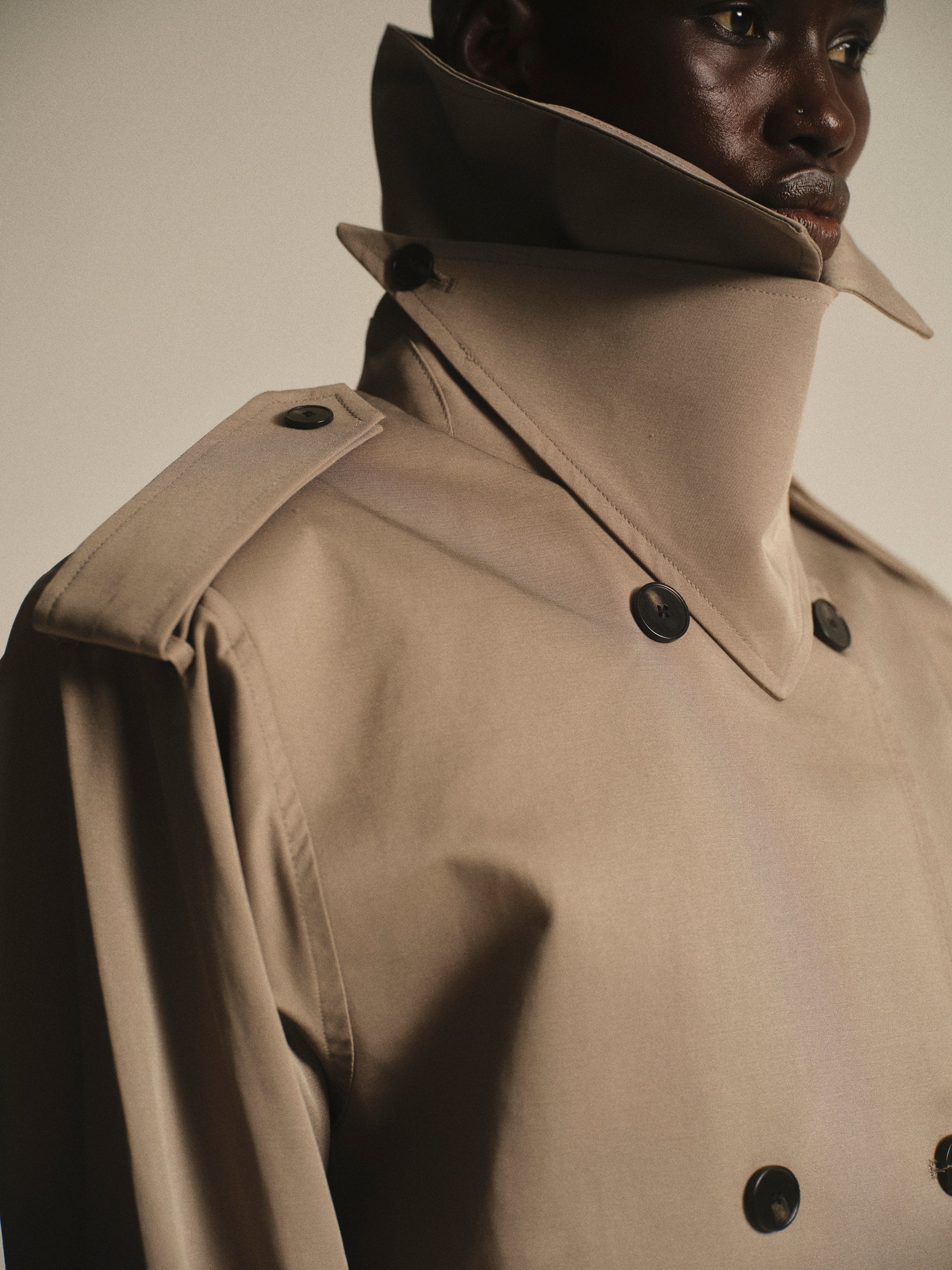 ジャケット・アウター YOKE Double Open Collor Trench Coat ジャケット・アウター YOKE Double Open Collor Trench Coat