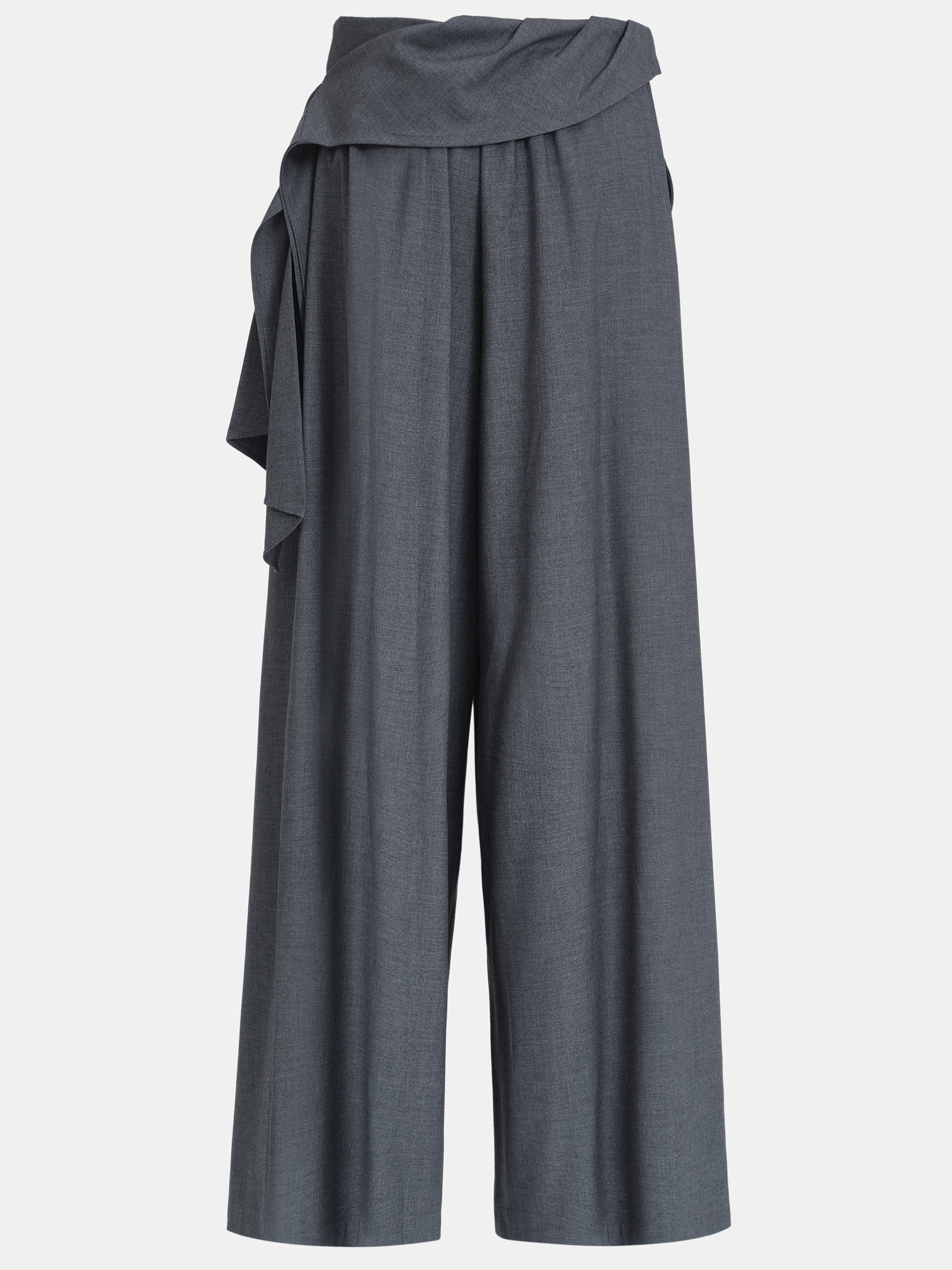 Tie-Waist Trousers, Grey