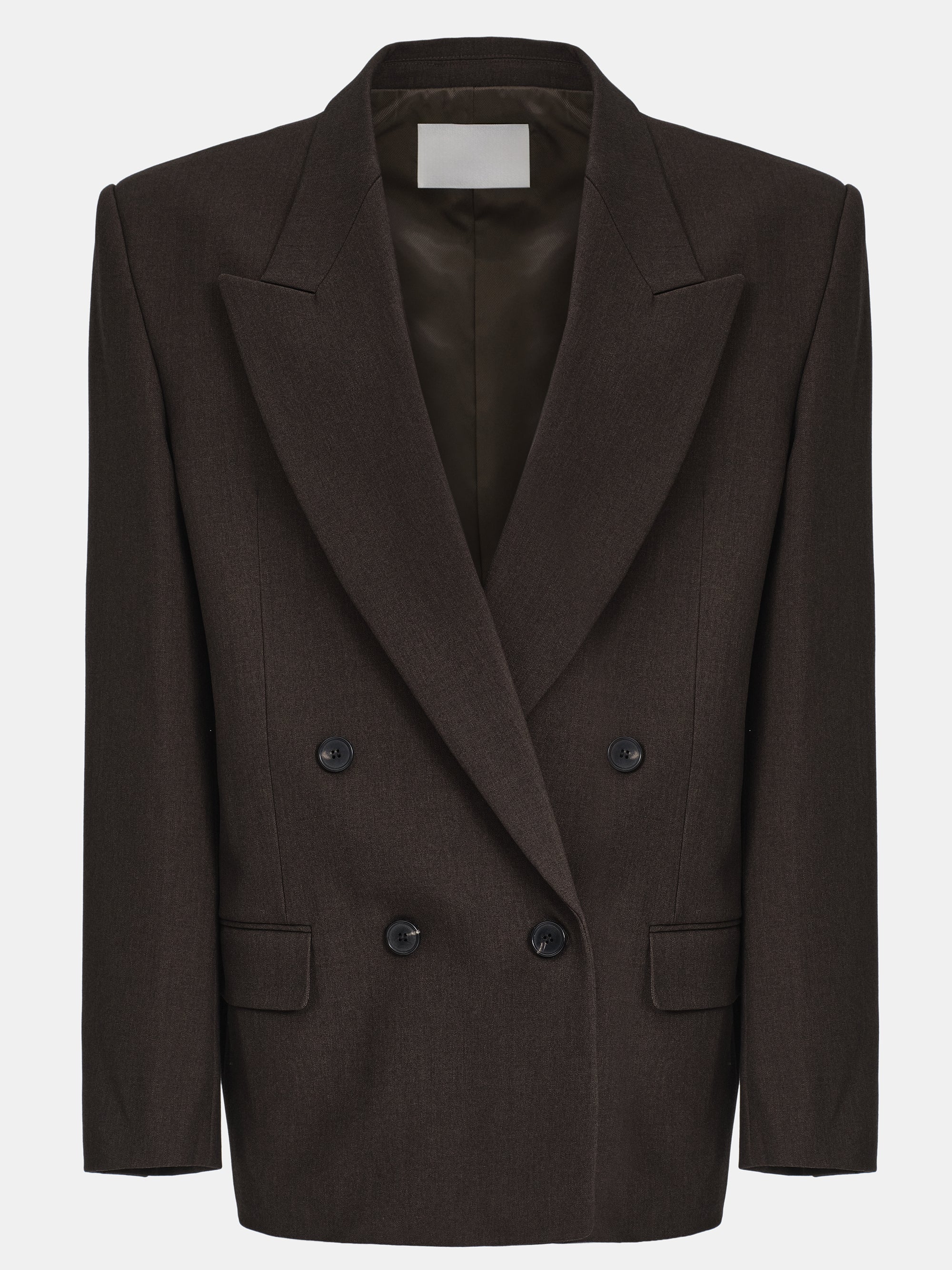Double Breasted Blazer, Brown