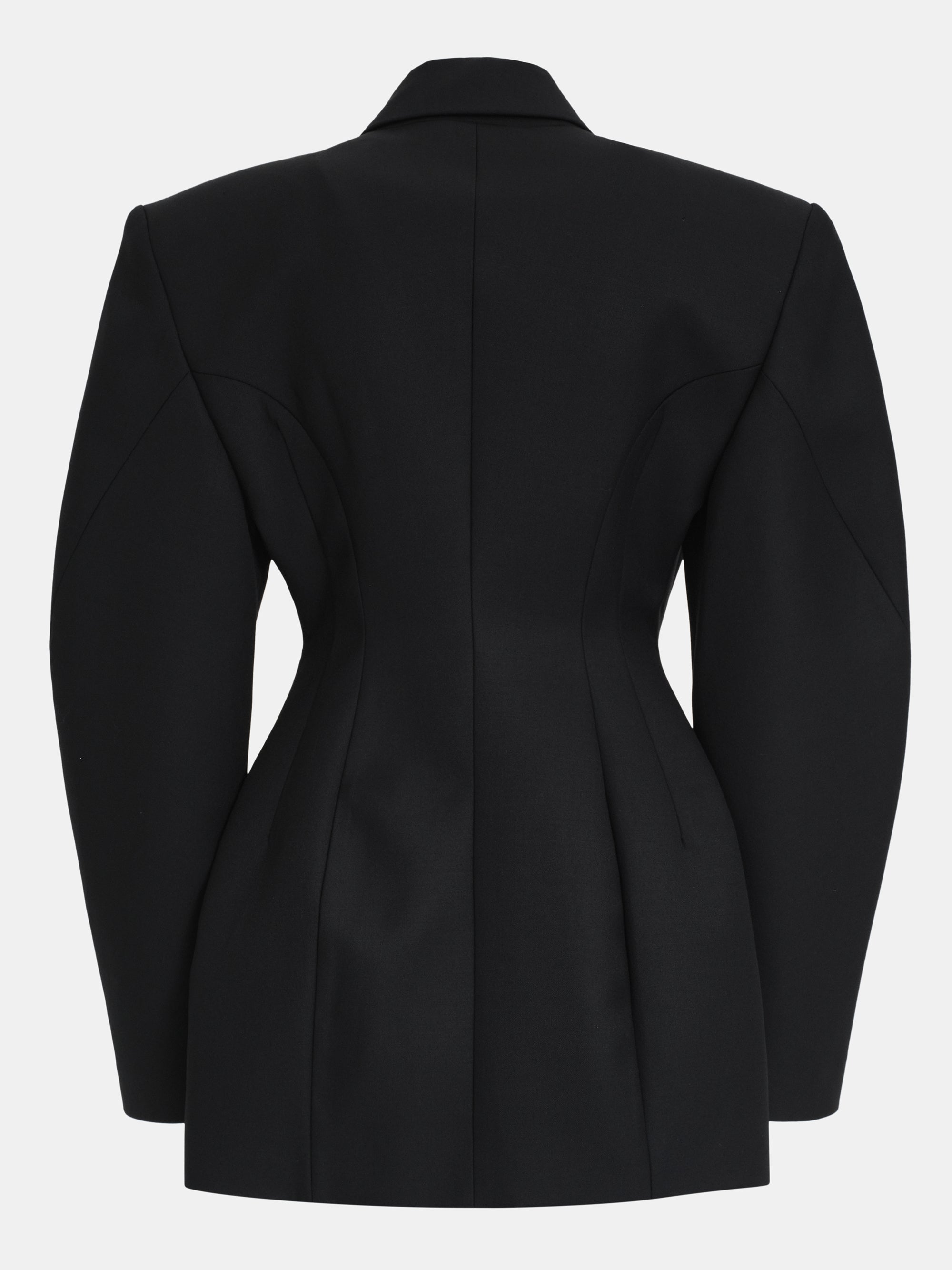 Hourglass Blazer, Black