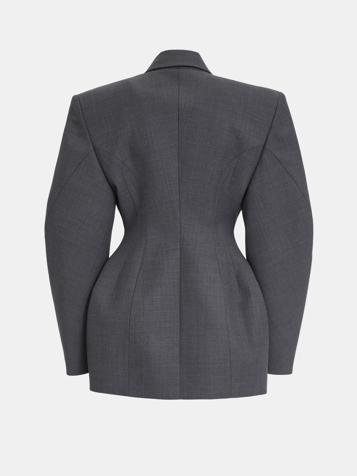 Martha Hourglass Blazer, Grey