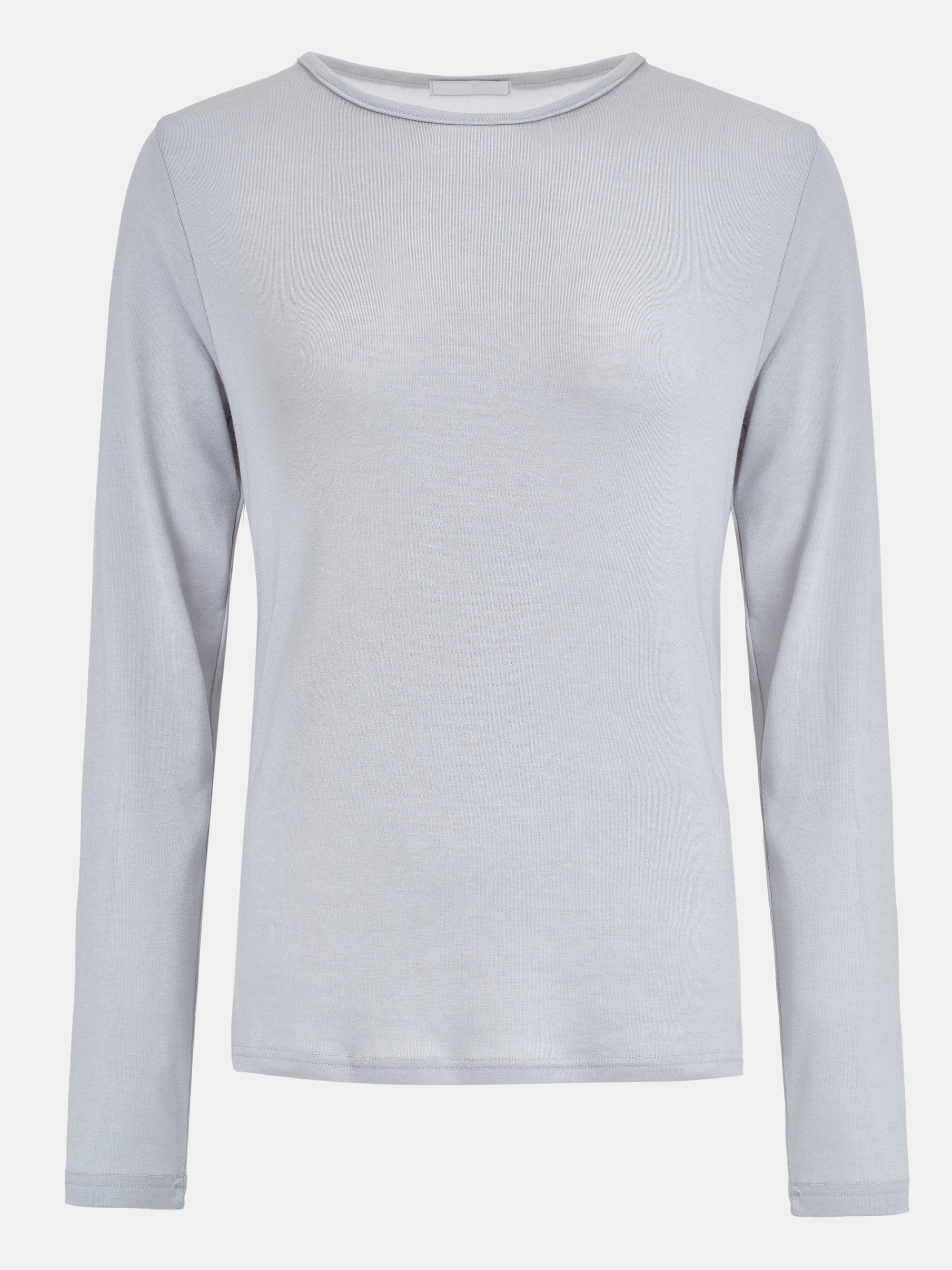 Drape-Back Tee, Light Grey