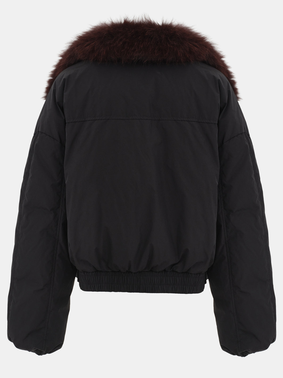 Dolla Fur Collar Down Jacket, Black