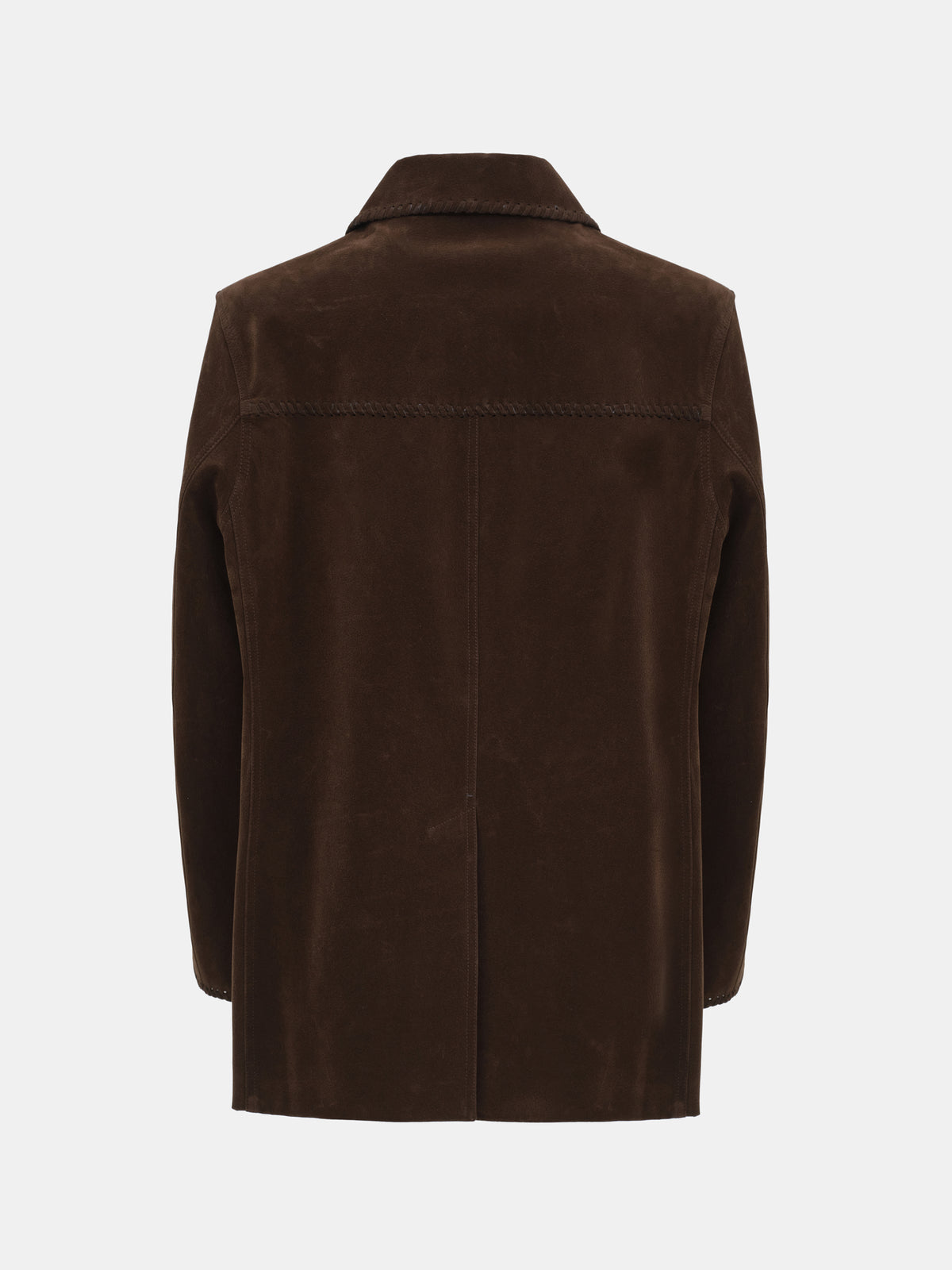 Idaho Suede Effect Jacket, Brown