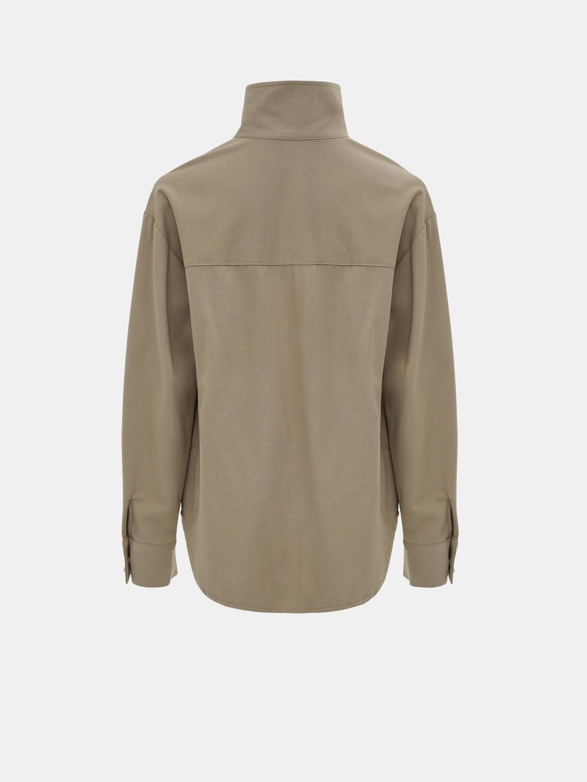Giacca Ruched Shirt, Beige