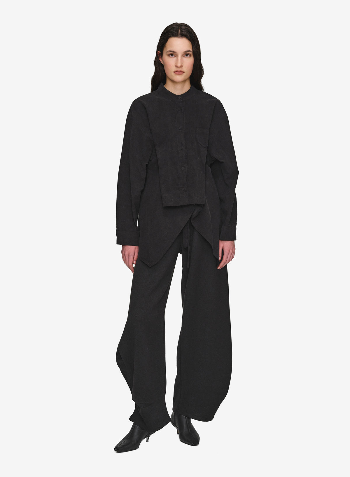 Katie Corduroy Shirt, Black