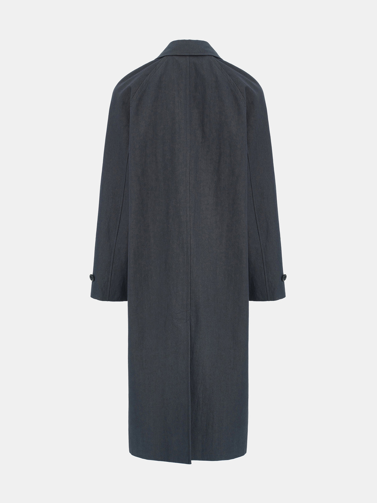Lilia Scarf Panel Trench Coat, Charcoal